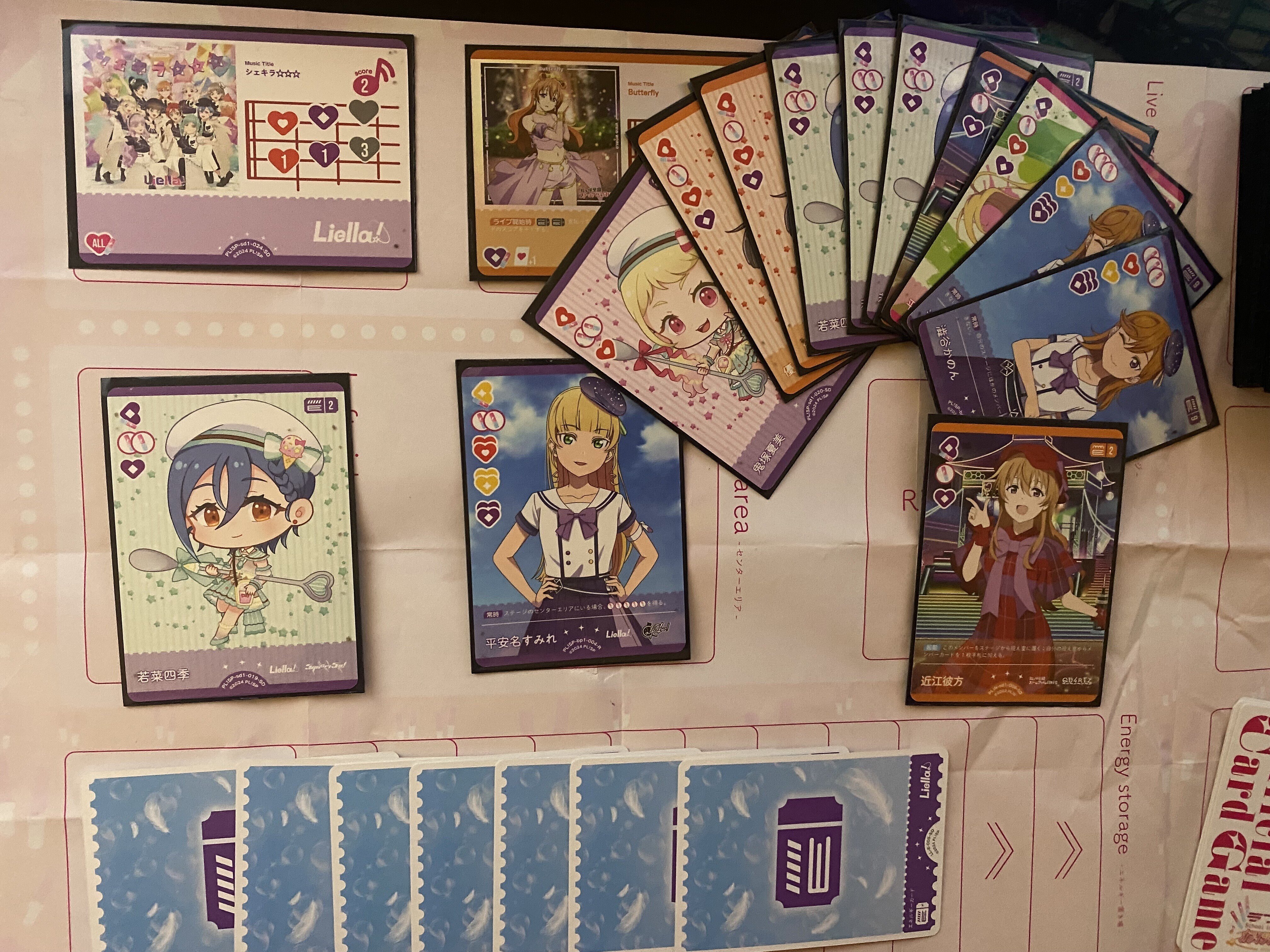 ラブライブ！ オフィシャルカードゲーム ラブカ カード デッキ 紫アグロ ラブカ ラブライブカードゲーム 紫アグロ 環境デッキ butterfly