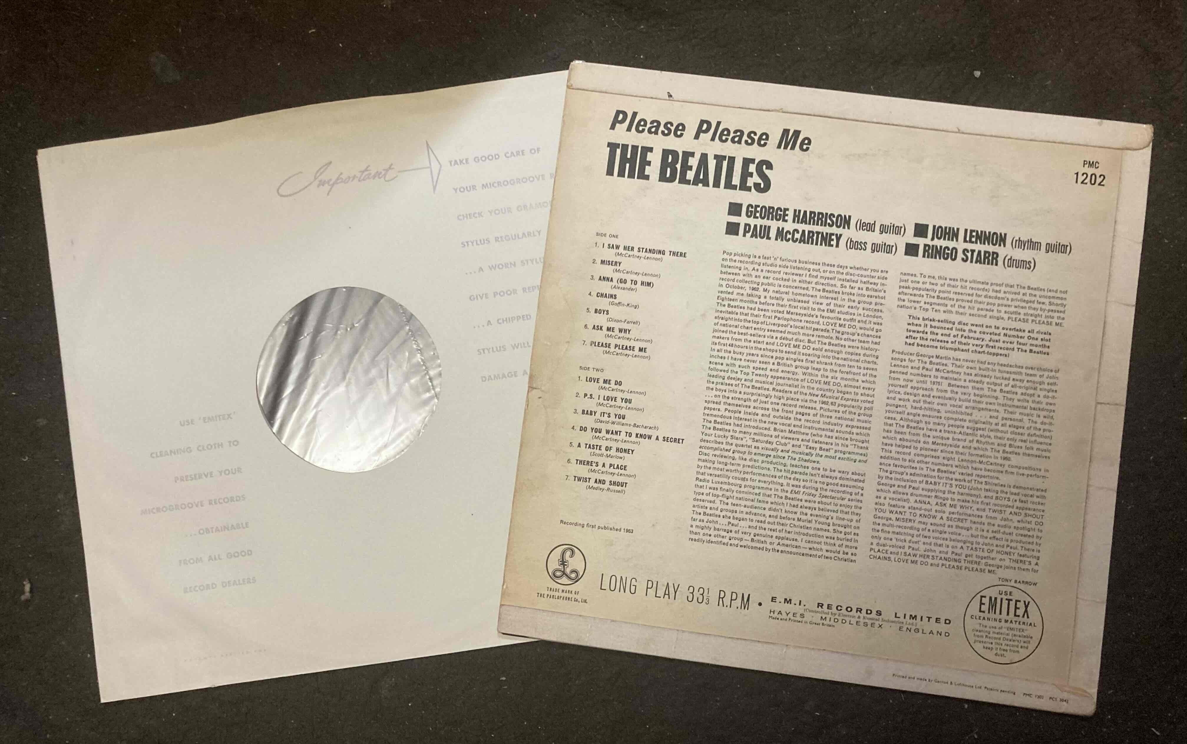 ビートルズ ピンピン２枚　ややピンピンストリー ビートルズ = The Beatles – プリーズ・プリーズ・ミー = Please