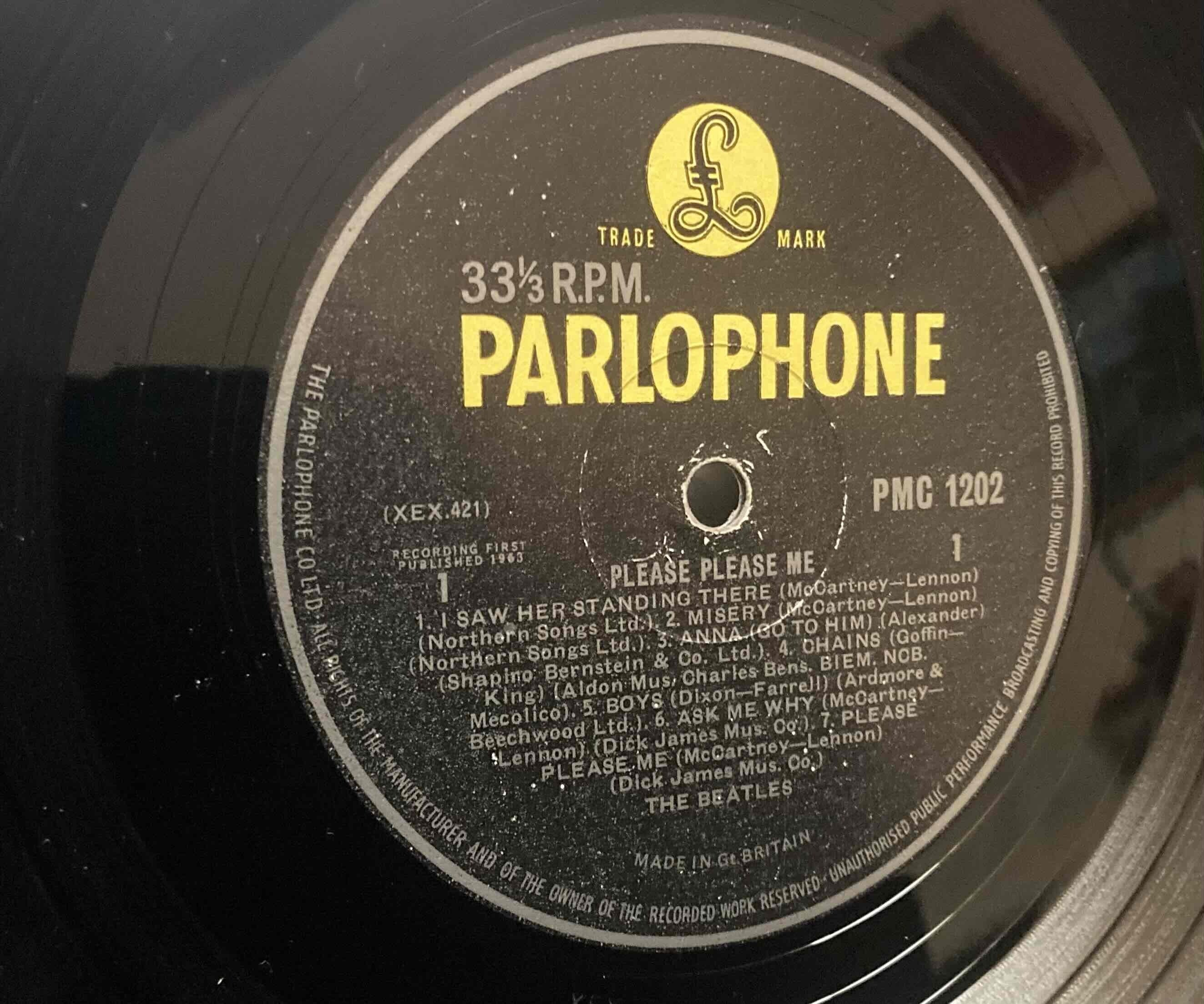 The Beatles [ Please Please Me] Parophone PMC-1202 ｜naruru's Record