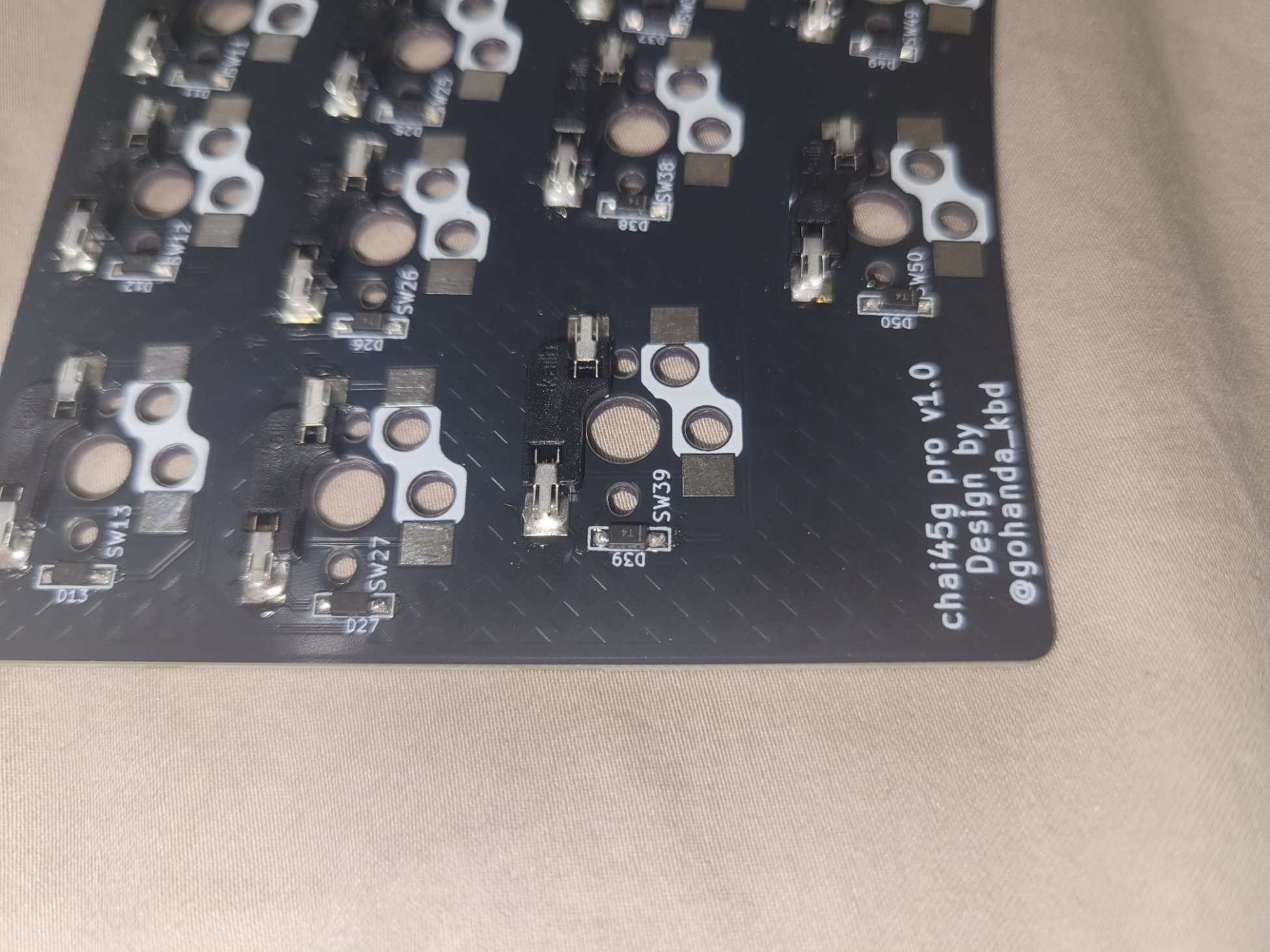Chai45G Pro ビルドガイド｜ごはんだ