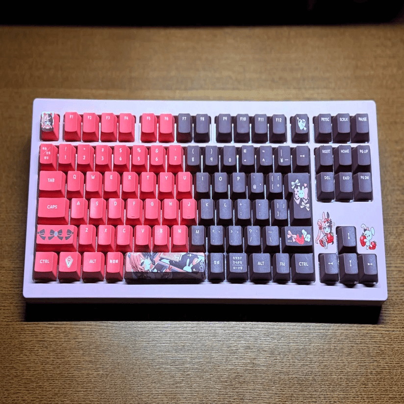 VSPO! GEAR ゲーミングキーボード　橘ひなの ブログ】『VSPO！GEAR GAMING KEYBOARD 橘ひなのEdition』レビュー