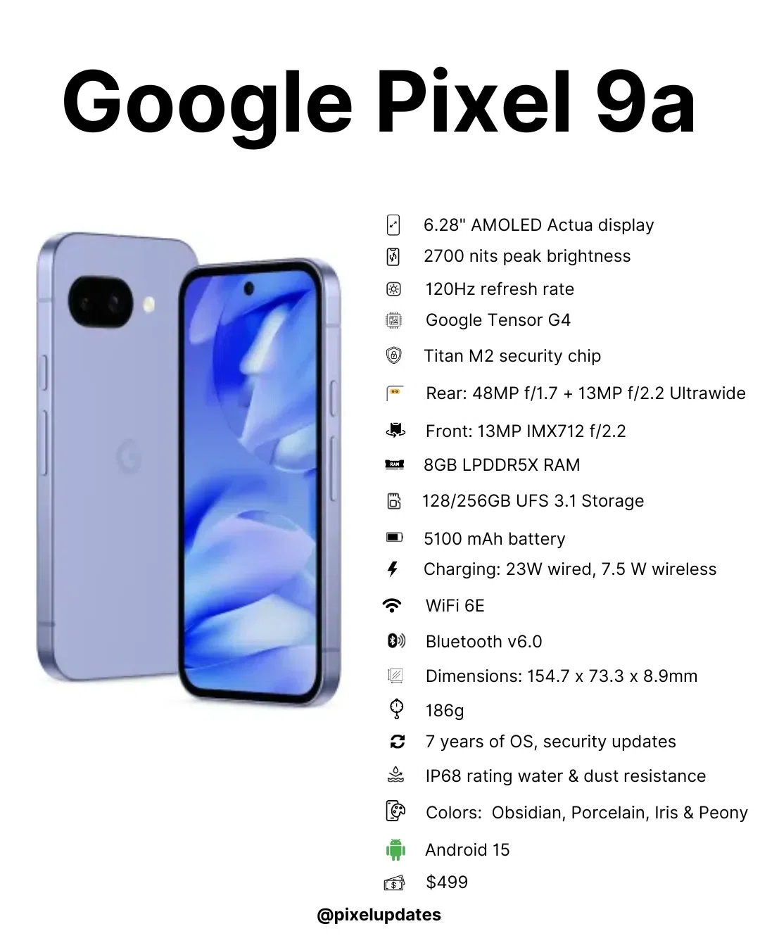 Google pixel 9a アンチスパイフォン　 ※元に戻すも可能。 Google pixel 9a アンチスパイフォン ※元に戻すも可能。 Google Pixel
