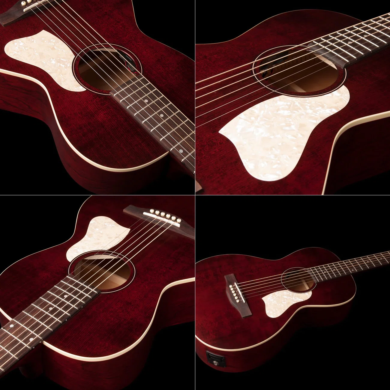 アート＆ルシアーによるパーラーシェイプ「Roadhouse Tennessee Red A