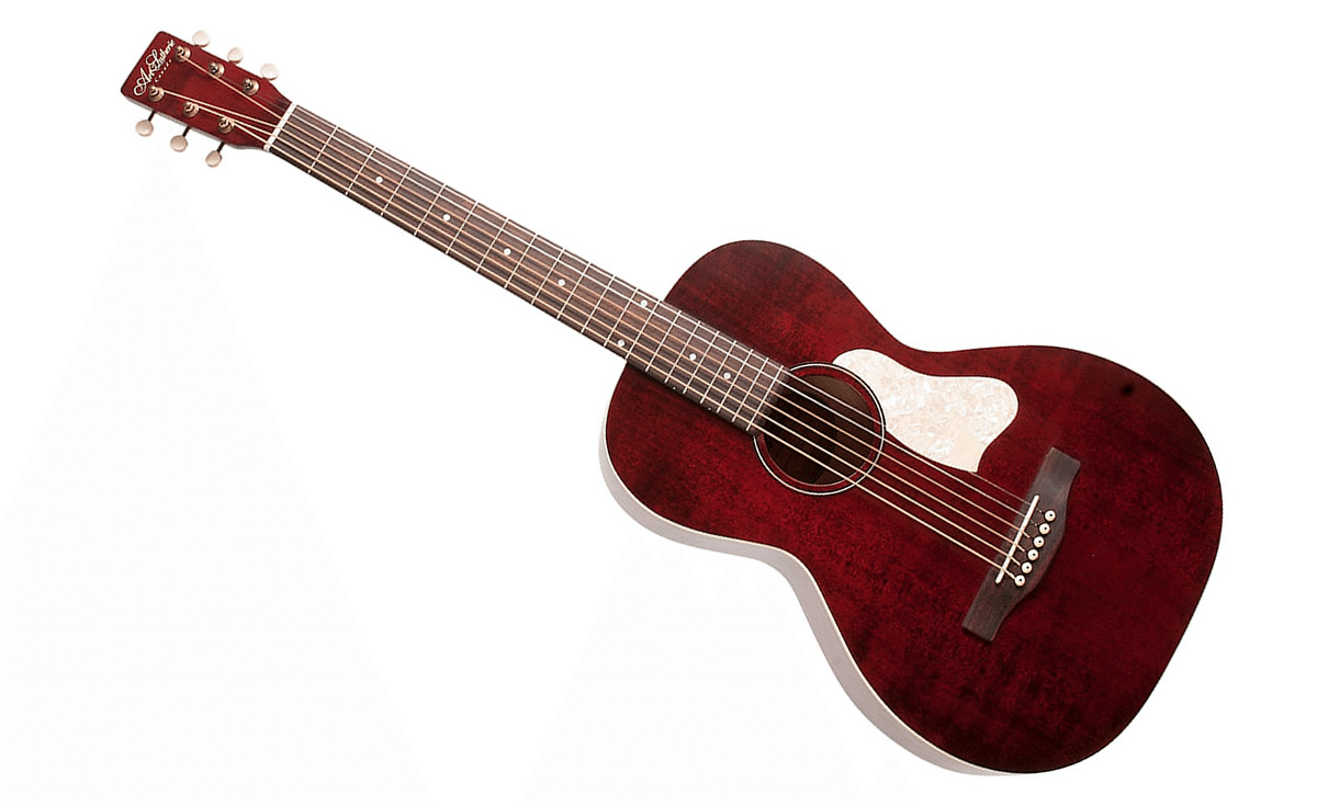 Art & Lutherie アコースティックギター レッド Art & Lutherie Ami Spruce Burgundy ミニアコースティック