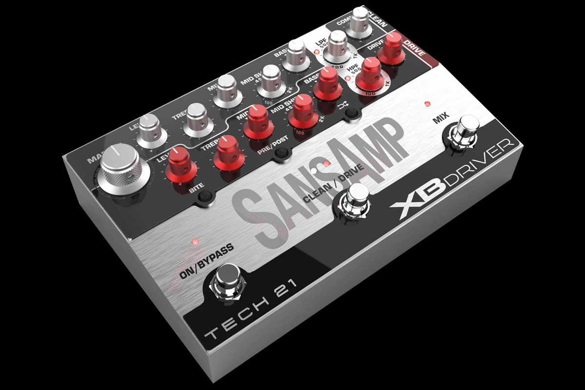 ベース TECH21 SANSAMP TECH21の30年以上にわたるベース用ギア設計の集大成「SansAmp XB