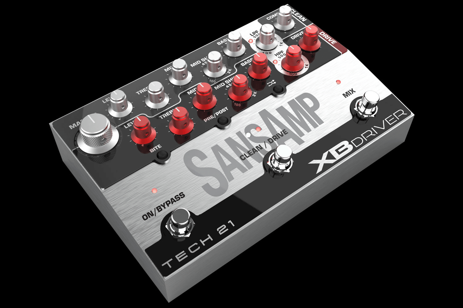 TECH21の30年以上にわたるベース用ギア設計の集大成「SansAmp XB TECH21の30年以上にわたるベース用ギア設計の集大成「SansAmp XB