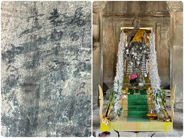 アンコールワットの刷り物 彫刻の劇場「アンコールワット」「アンコールトム」世界遺産を