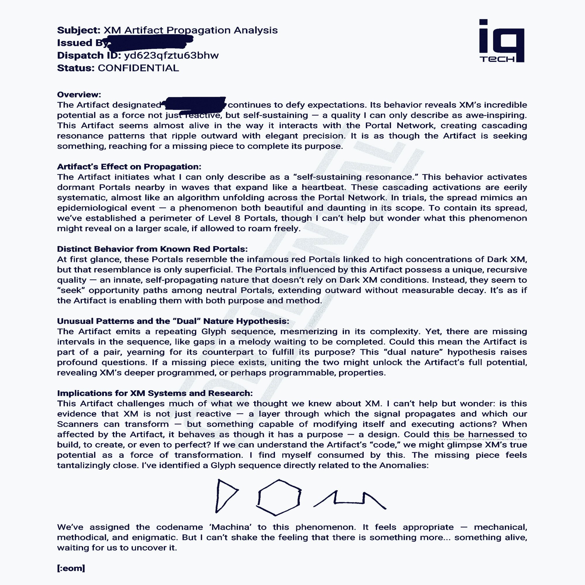 Ingress: Cryptic_02: Mechanical, methodical and enigmatic｜しーな