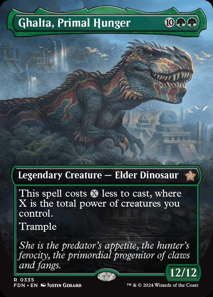 MTG】ガルタ4積み緑単恐竜【スタンダード】｜くろやぎ