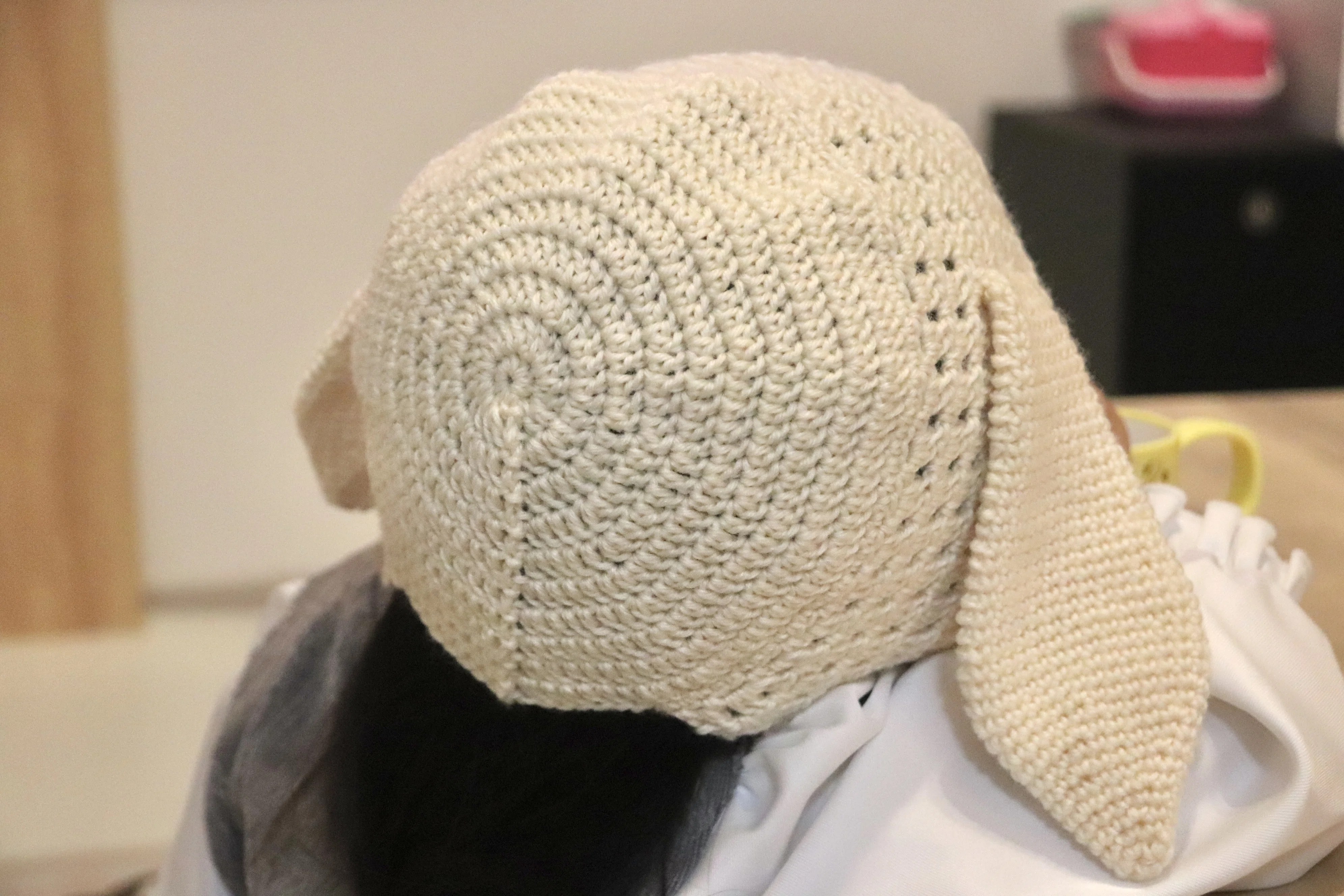 無料】うさみみボンネットの編み方｜無料編み図&動画🧶ぼろこっぷ