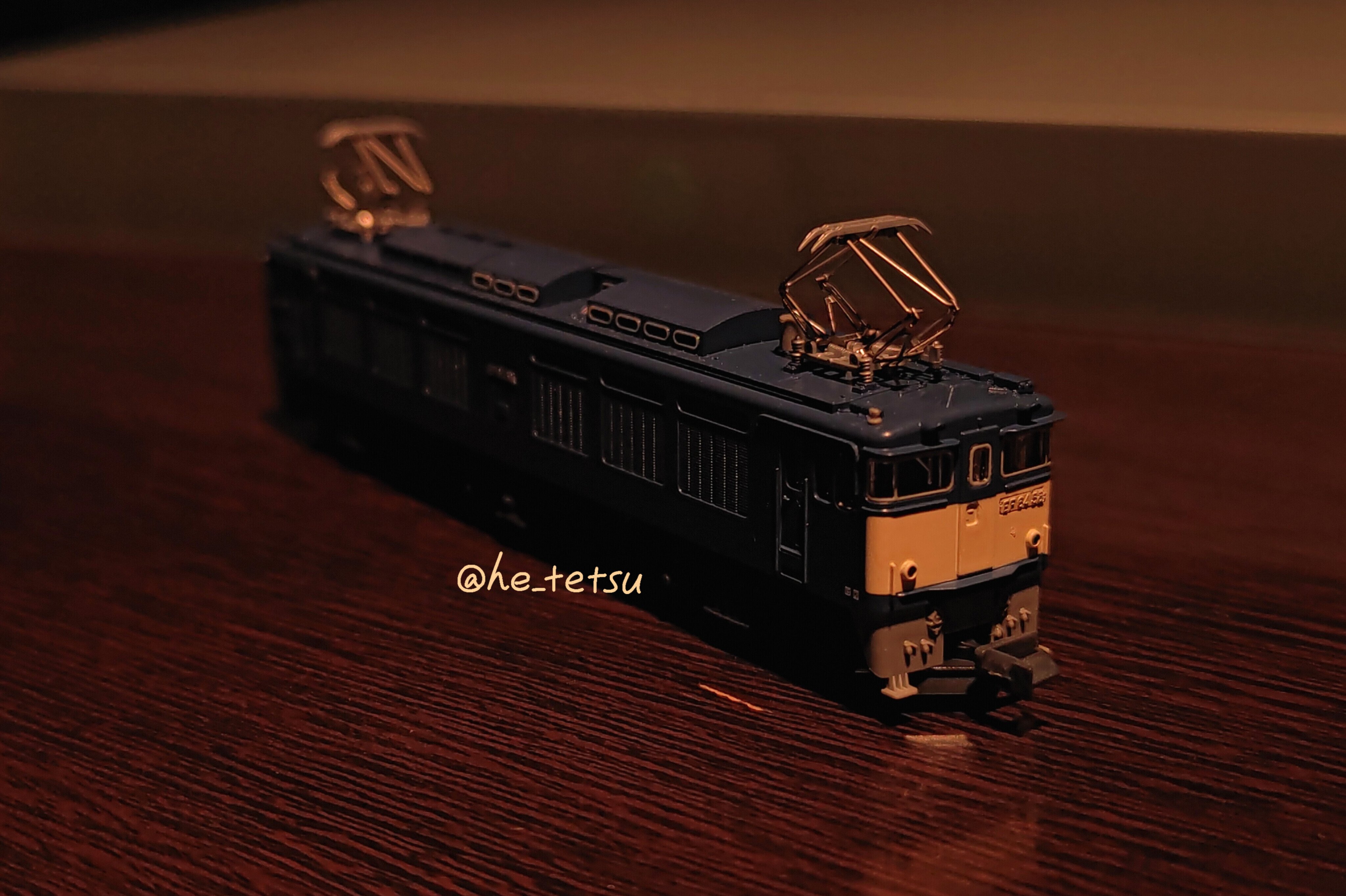 KATO EF64 1000番台 JR貨物新更新色 品番3024-1の加工品 EF64