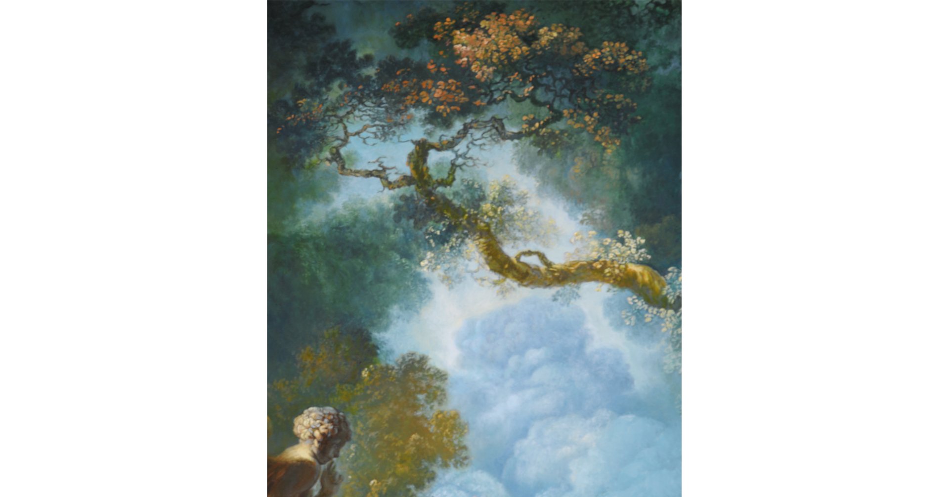 小川立夫、【湖辺の村】、希少な大判額装用画集より、美品、日本人画家、新品額装付 小川立夫、【湖辺の村】、希少な大判額装用画集より、美品、日本