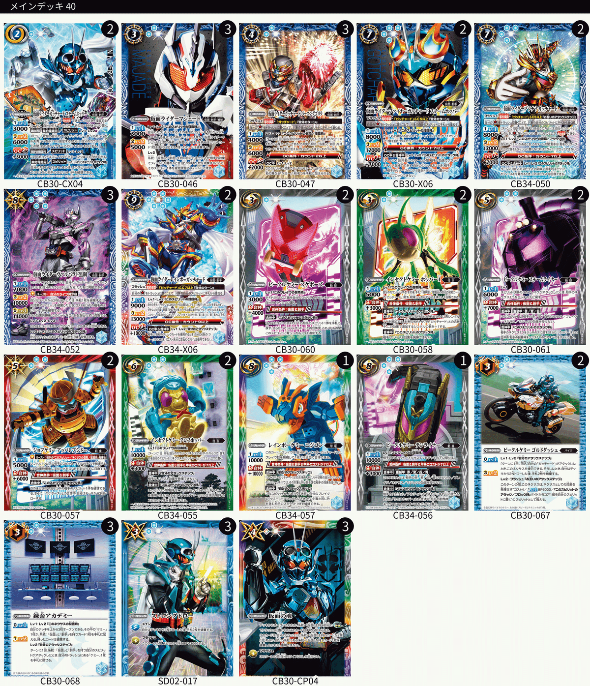 最新デッキ開発「仮面ライダーガッチャードデッキ」 - デッキ