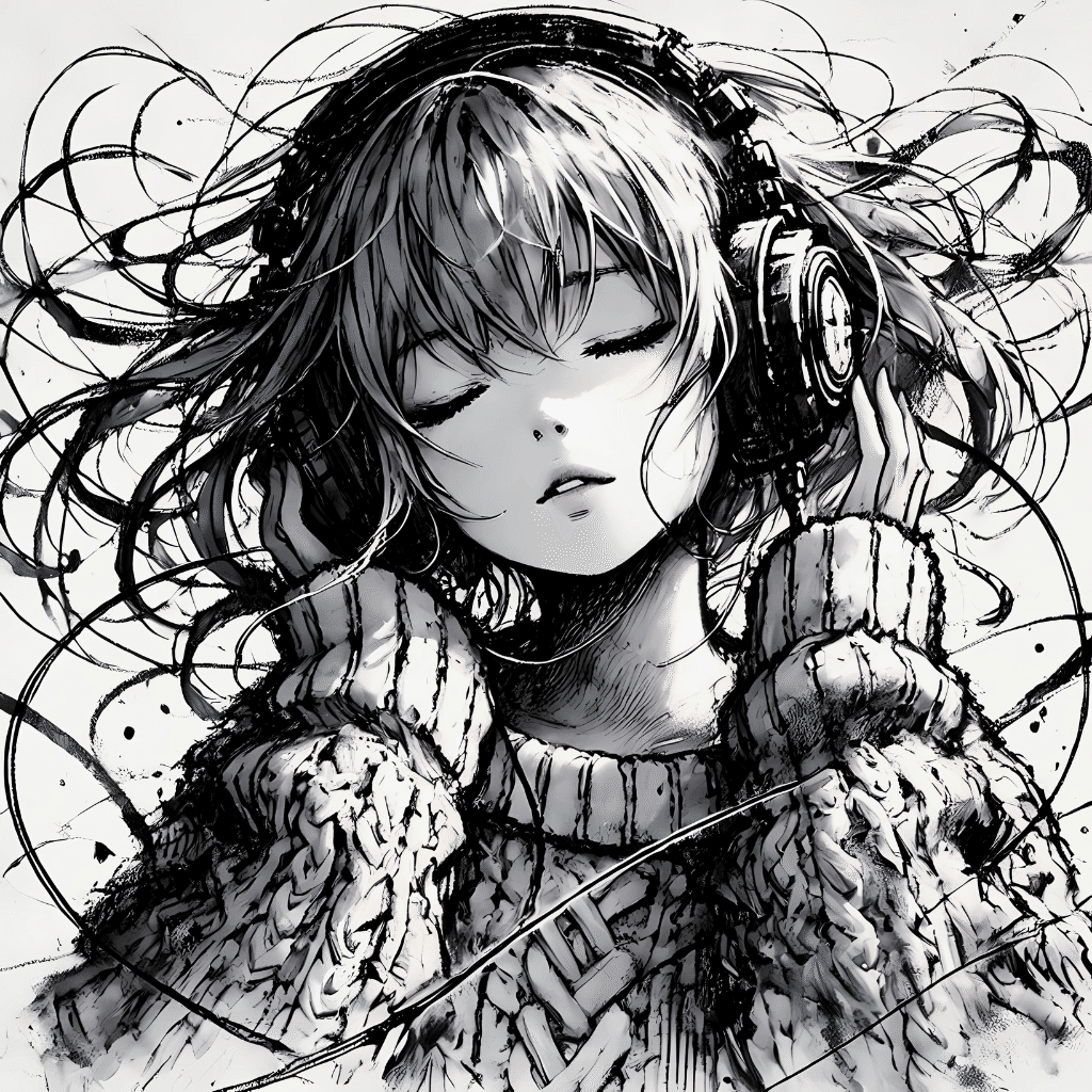 静寂に旋律が響く|AIイラスト｜Alpaka