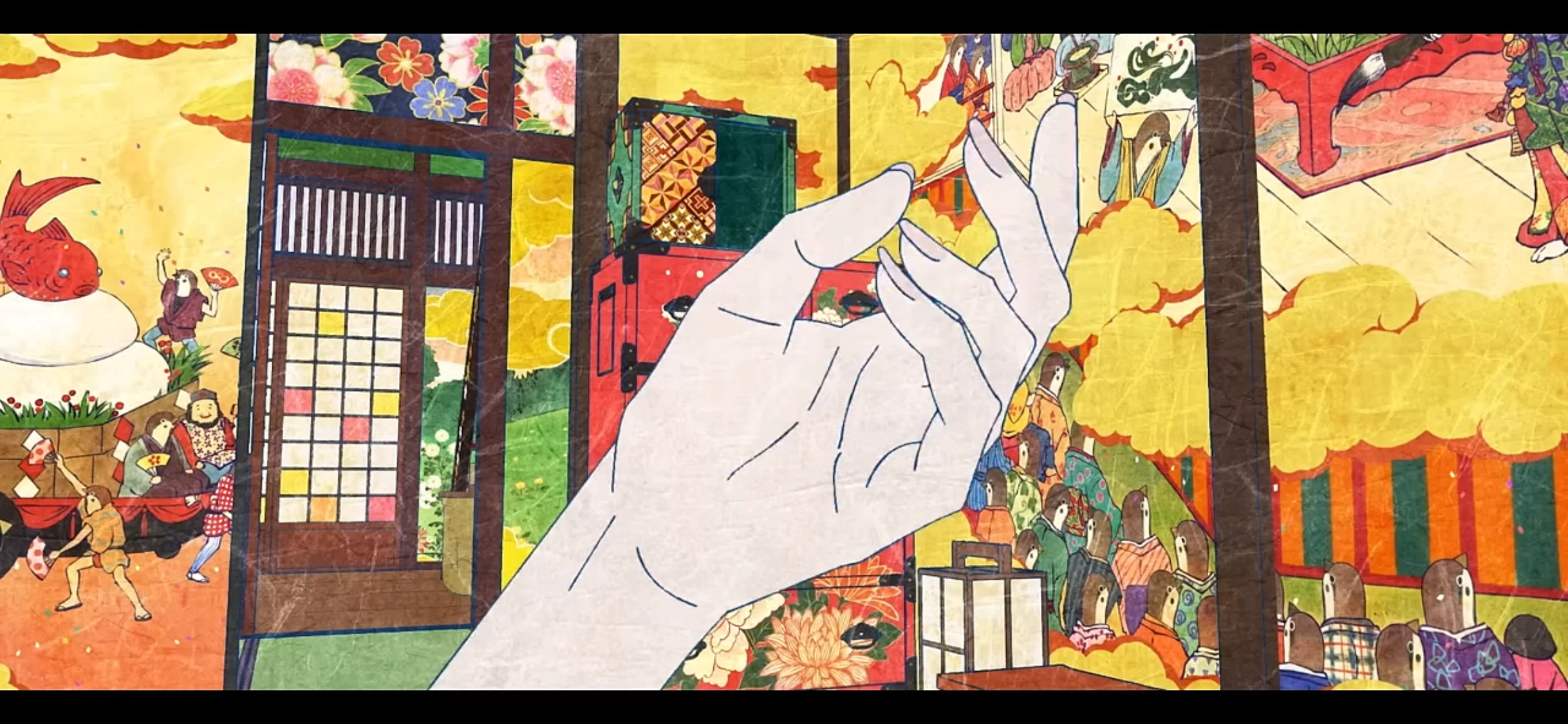 襖絵の意味と元ネタは？美術視点で見るモノノ怪-火鼠-【モノノ怪考察 
