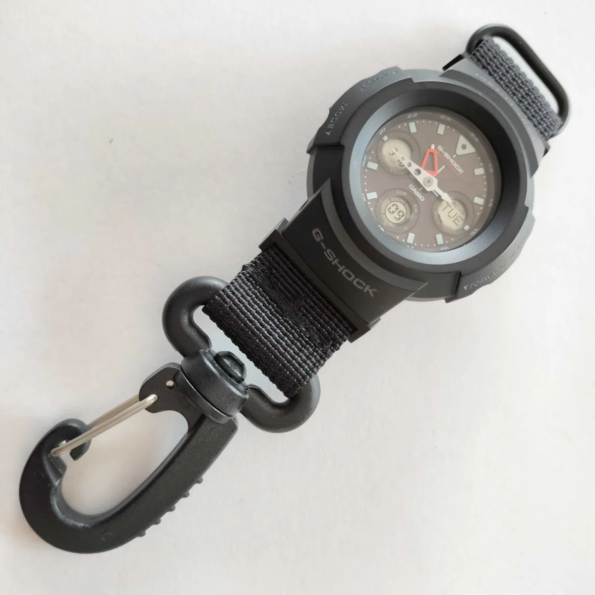 gショック カラビナ仕様 G-SHOCKをプチカスタムして遊んでみる-其の