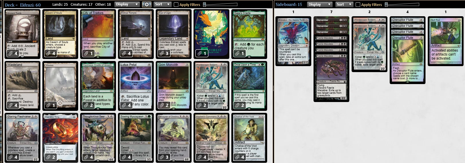 Eldrazi: The Ultimate Midrange Legacy Deck (2025 March DFT)choutin Eldrazi: The Ultimate Midrange Legacy Deck (2025 March DFT)choutin