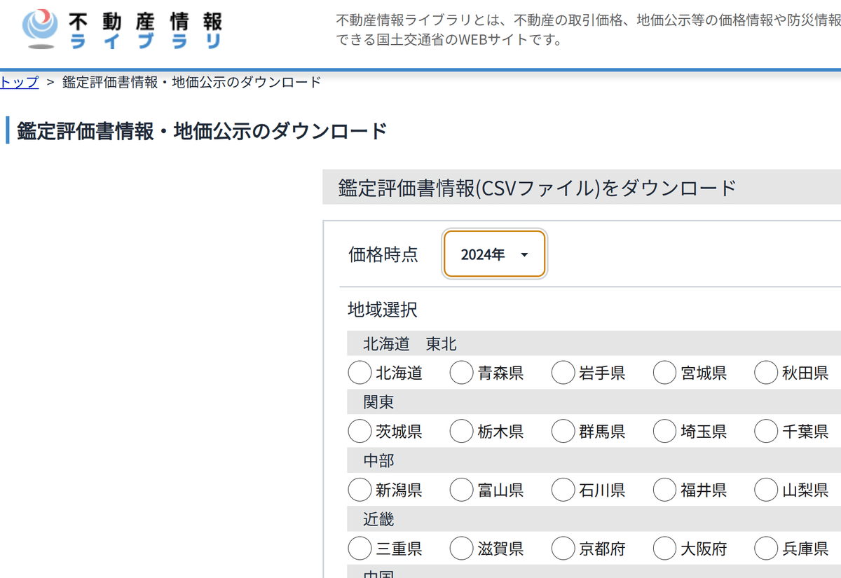 沖縄県の地価公示（不動産鑑定評価額）をpower BIで可視化
