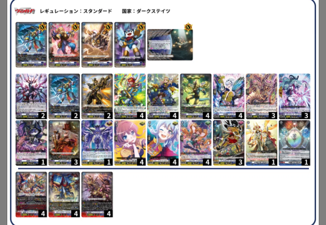 ヴァンガード】クロノジェットデッキ解説|あまつ貝 ヴァンガード】クロノジェットデッキ解説|あまつ貝