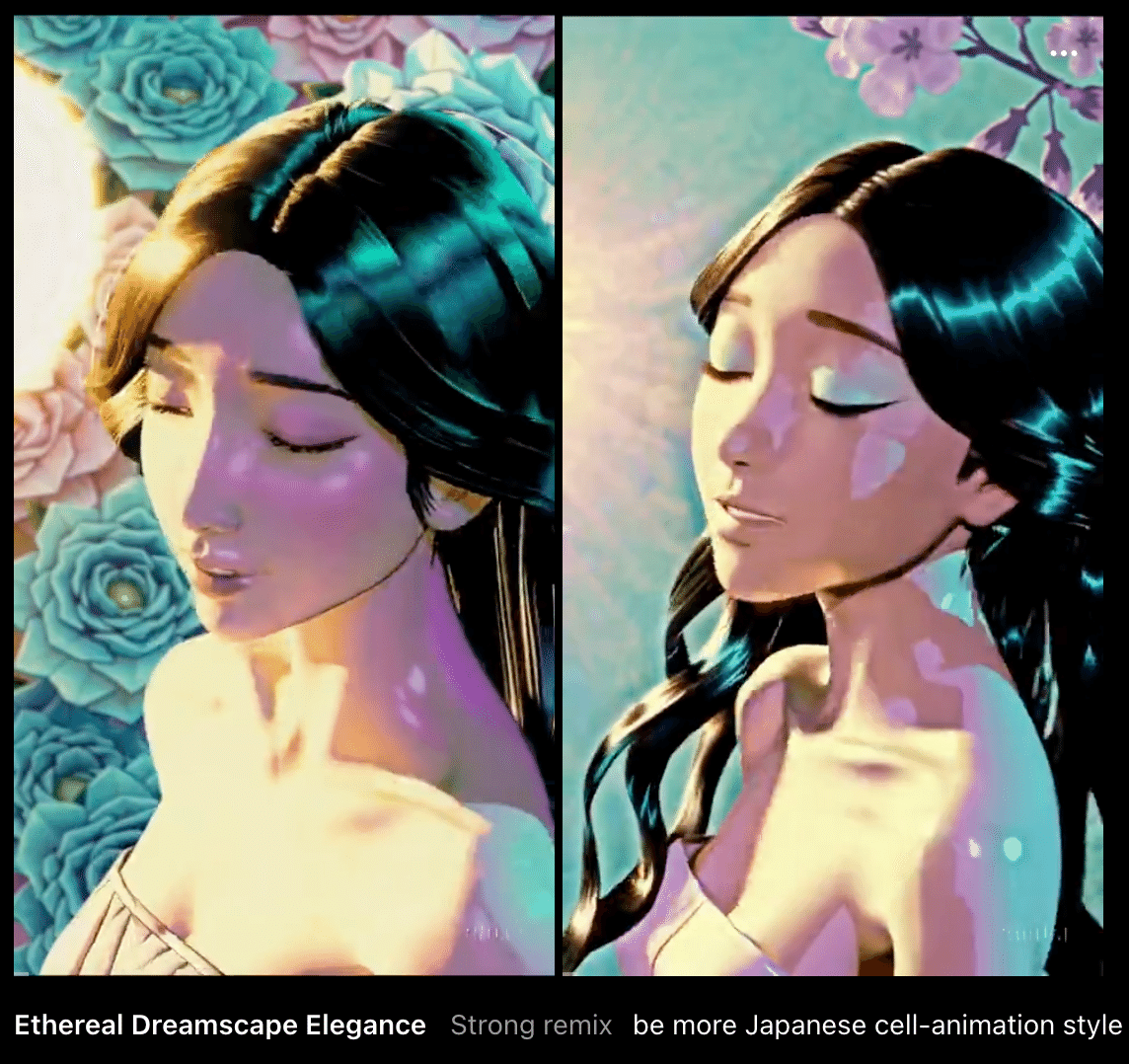 Soraのメモ2：ImageFXで生成した女性画像を9:16の縦長アスペクト比で