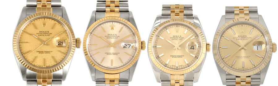 ROLEX 16013 コンビジュビリーブレス デイトジャスト 16233 YG 16233