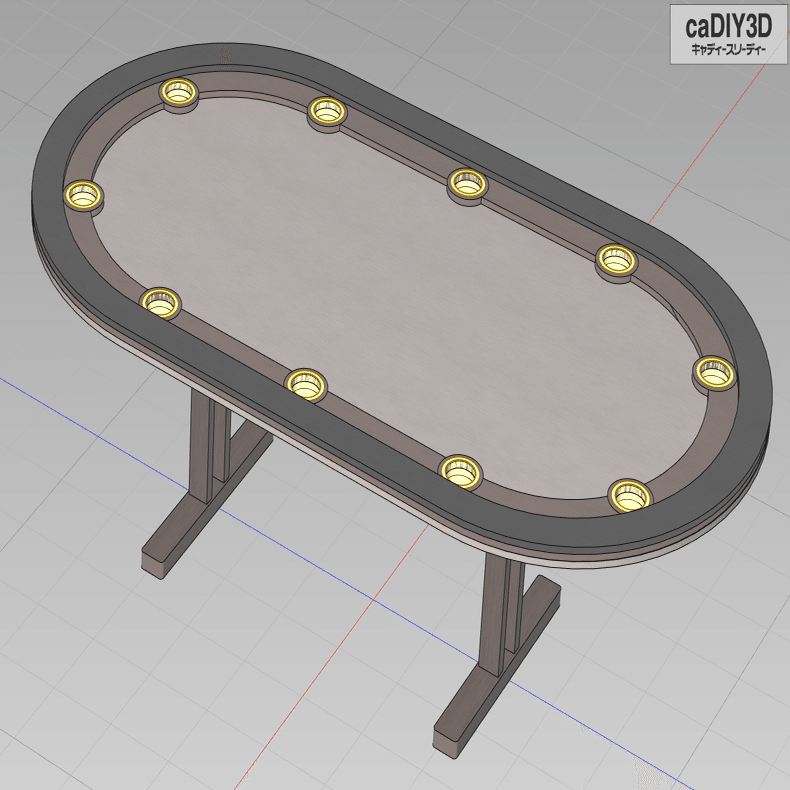 ポーカー テーブル[DIY] ポーカーテーブルを作った｜つるはと