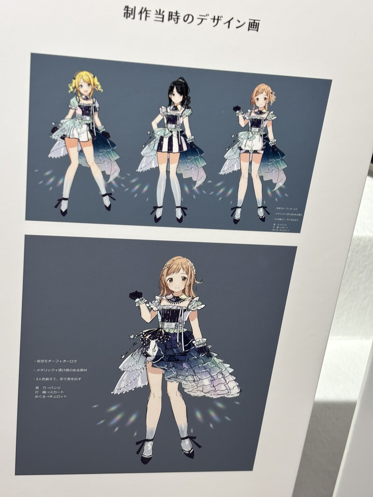 シャニマス　イルミネーションスターズ　衣装展　アクリルパネル アイドルマスター シャイニーカラーズ 公式アクリルパネル 283