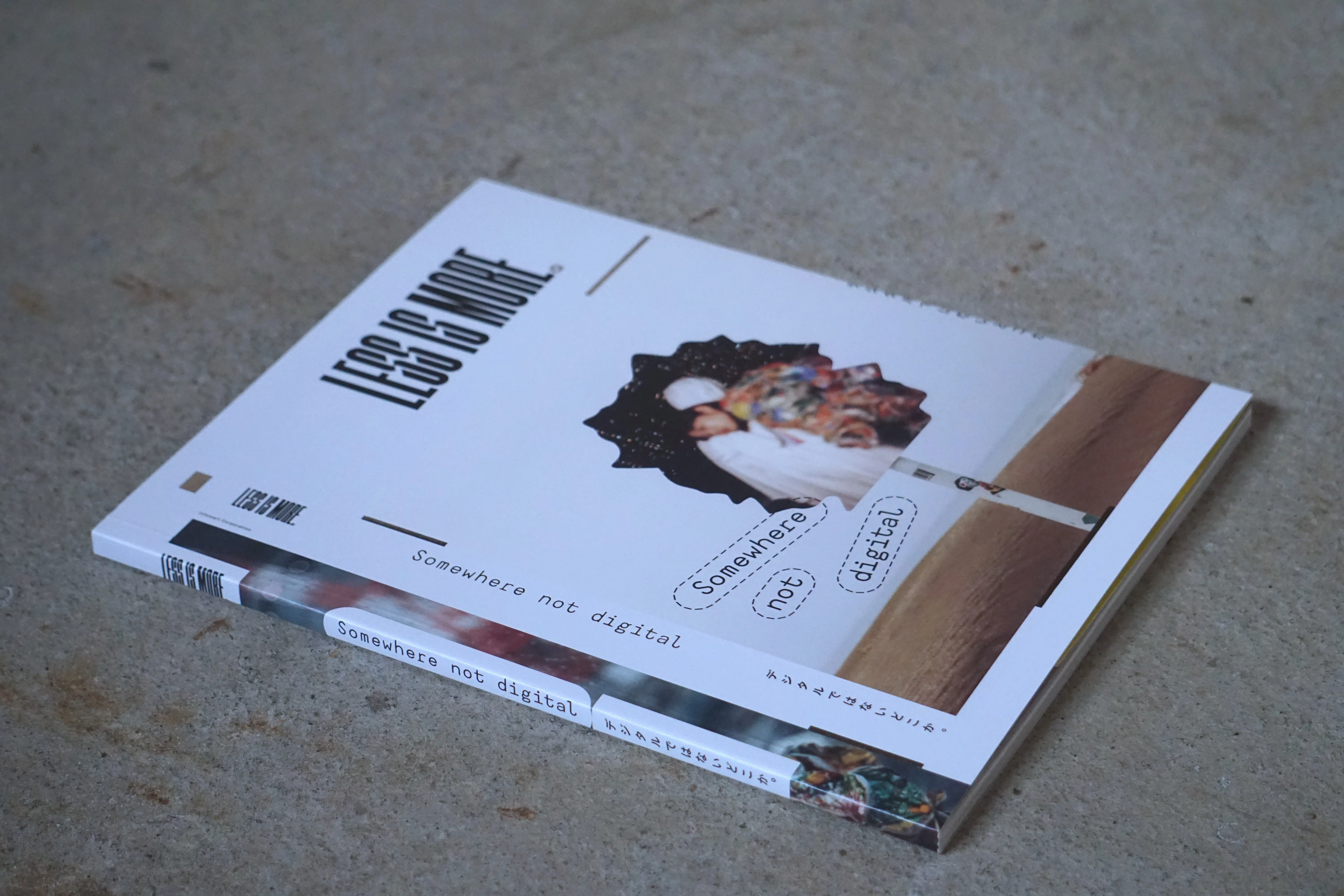 Less is More. by Infomart Corporationの書籍「デジタルではないどこ