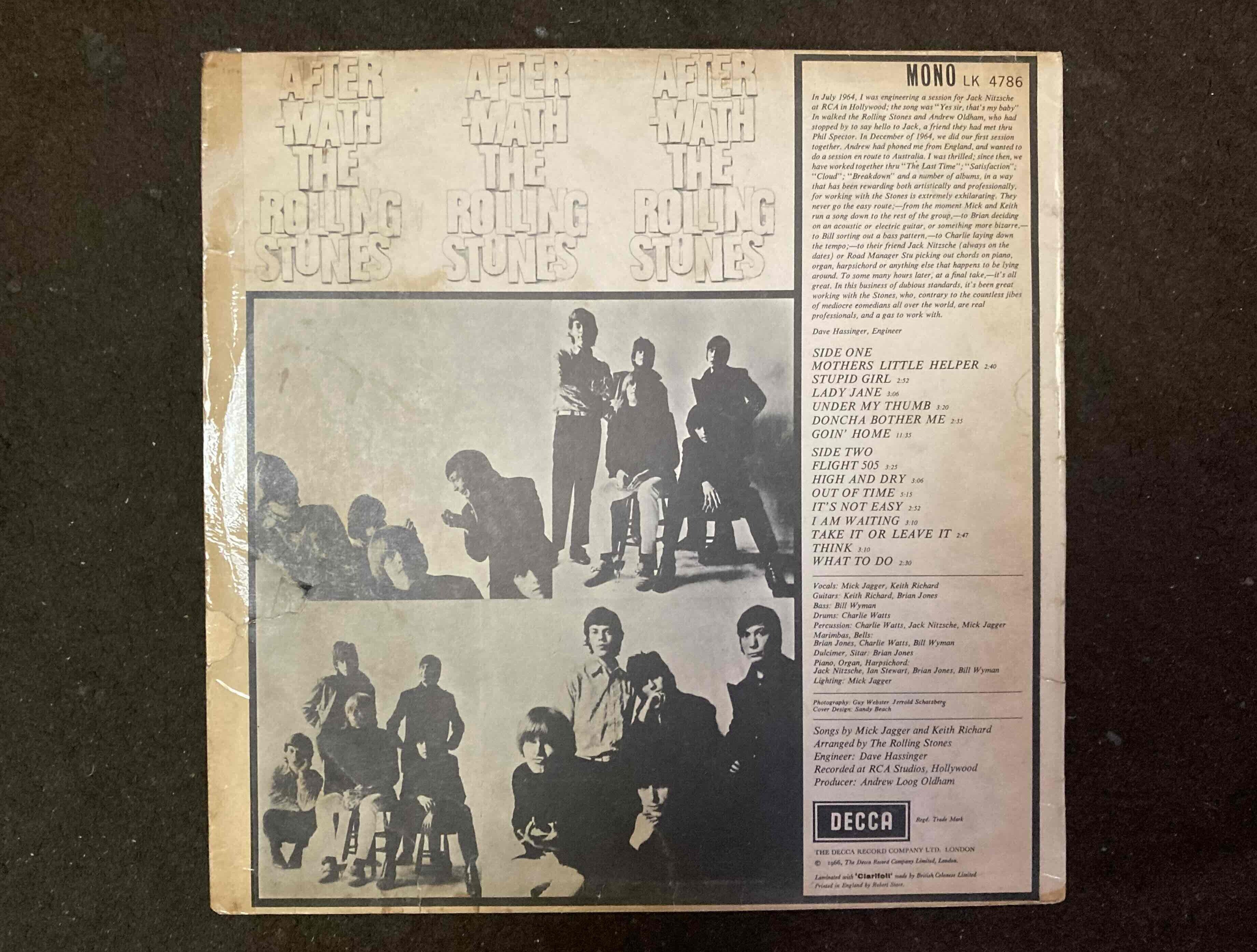 The Rolling Stones [Aftermath] Decca LK-4786｜naruru's Record