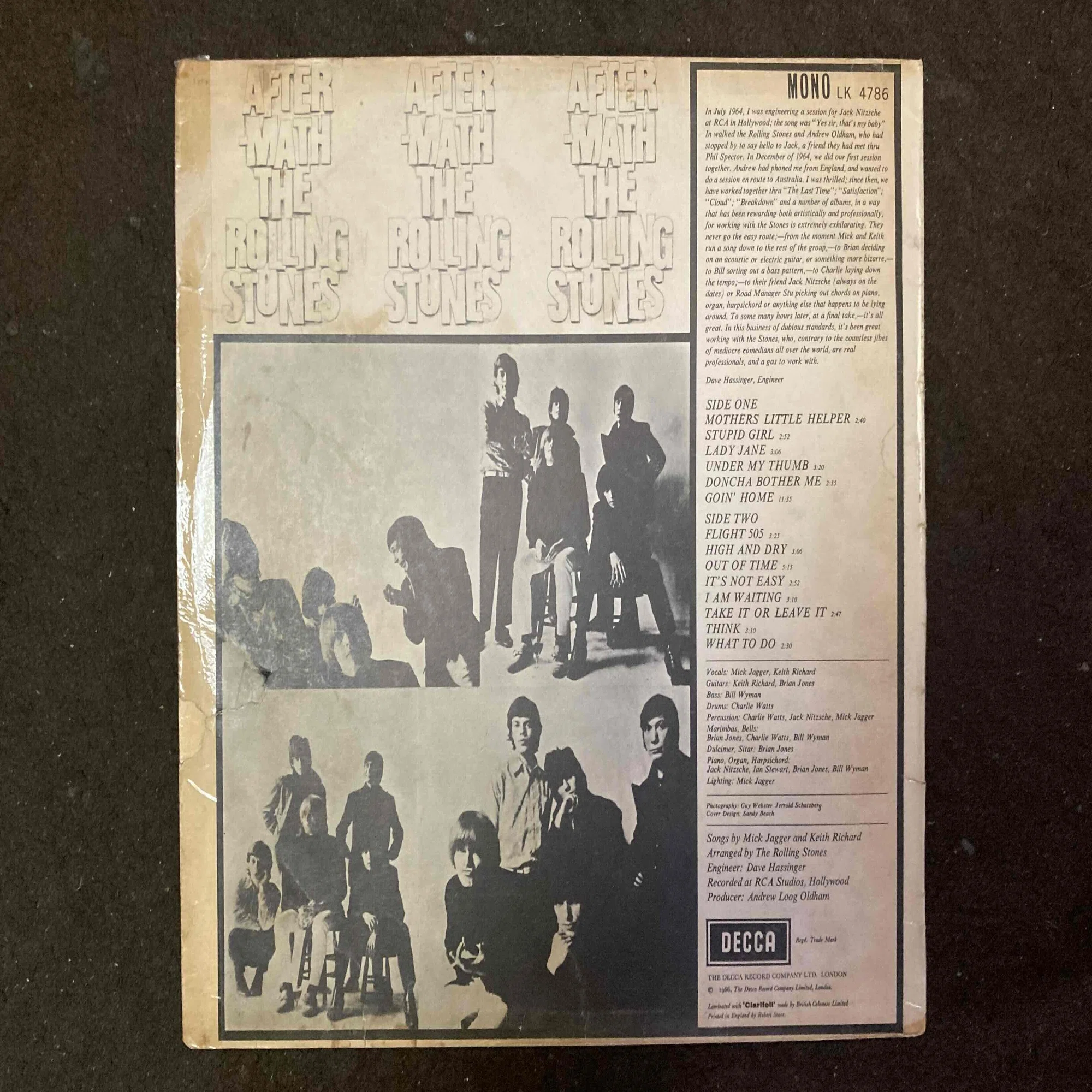The Rolling Stones [Aftermath] Decca LK-4786｜naruru