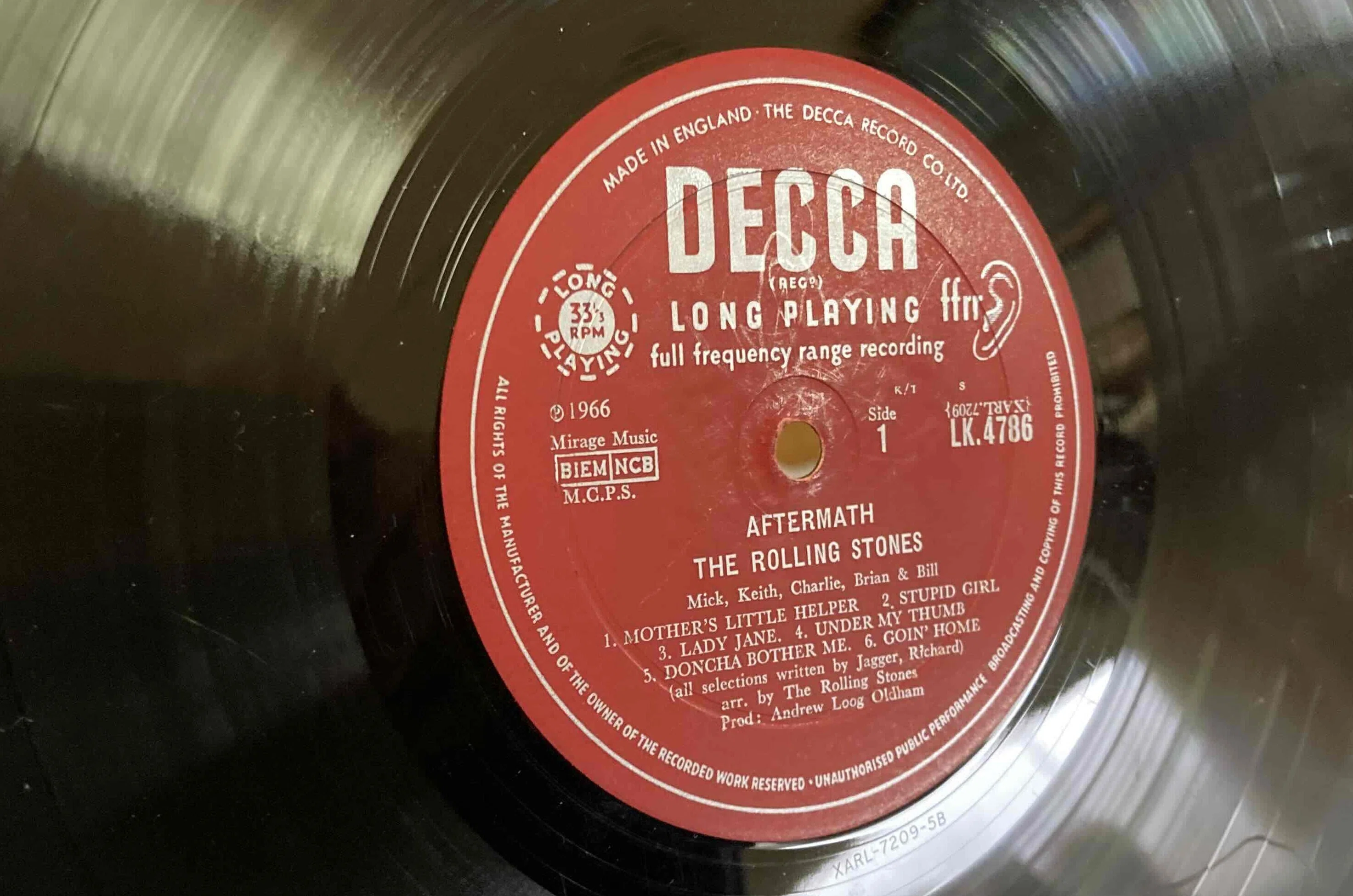 The Rolling Stones [Aftermath] Decca LK-4786｜naruru's Record