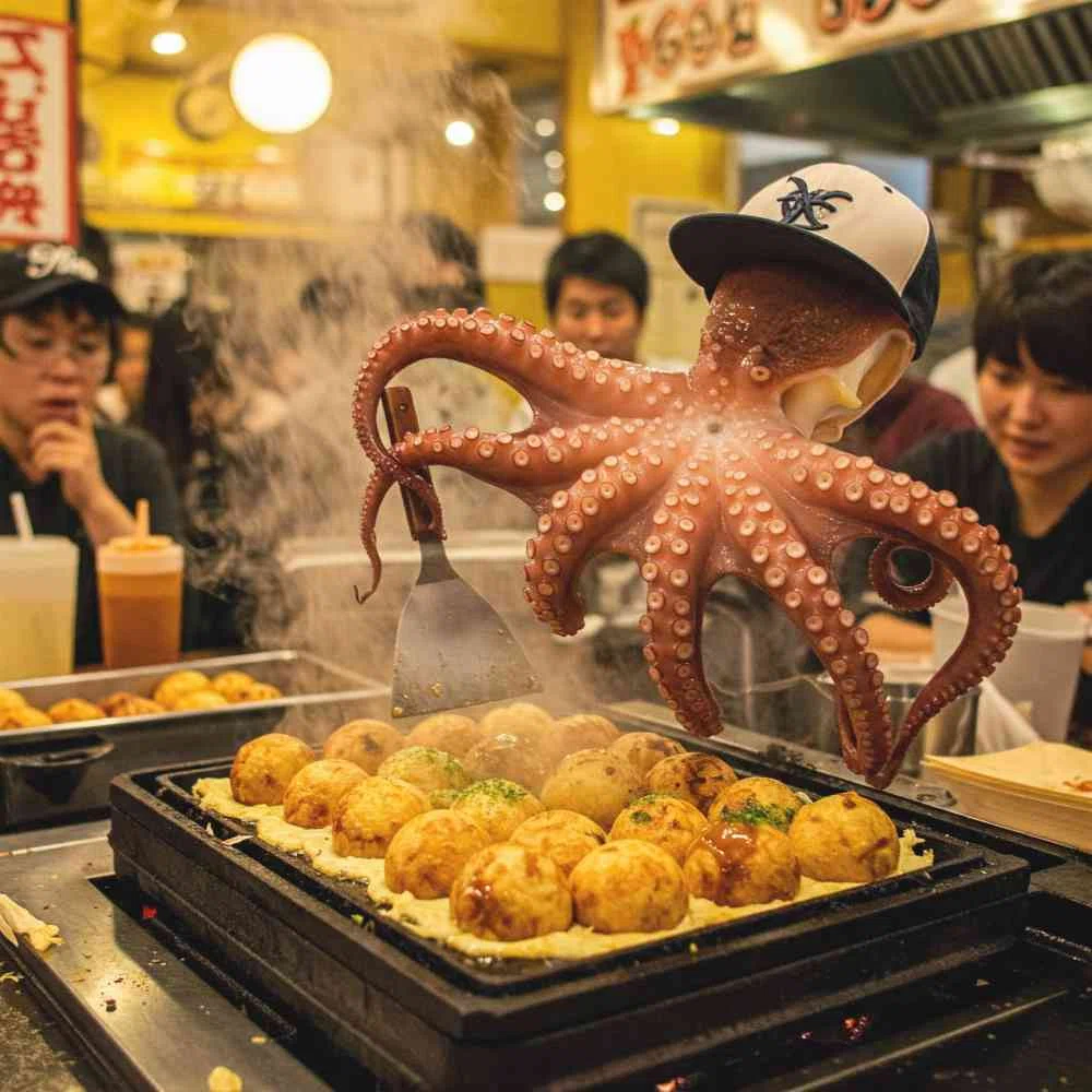 たこ焼き フリー写真、フリー素材:お土産屋 雑貨 沖縄県南城市 愛が届ける02