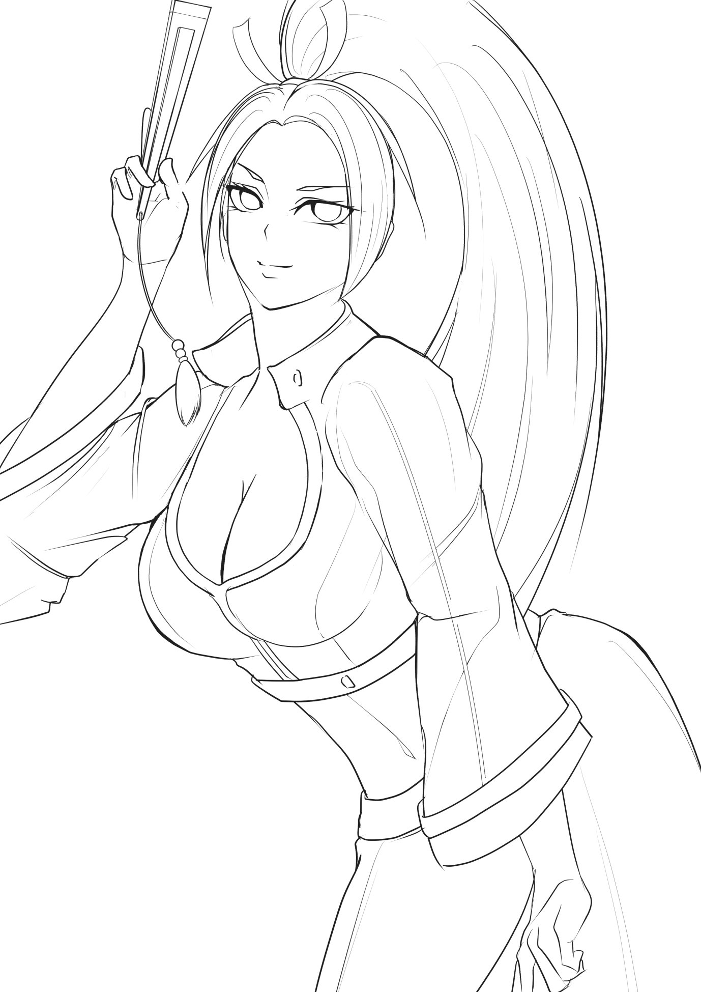 イラスト制作記2 不知火舞×ライダース｜千草夏緒