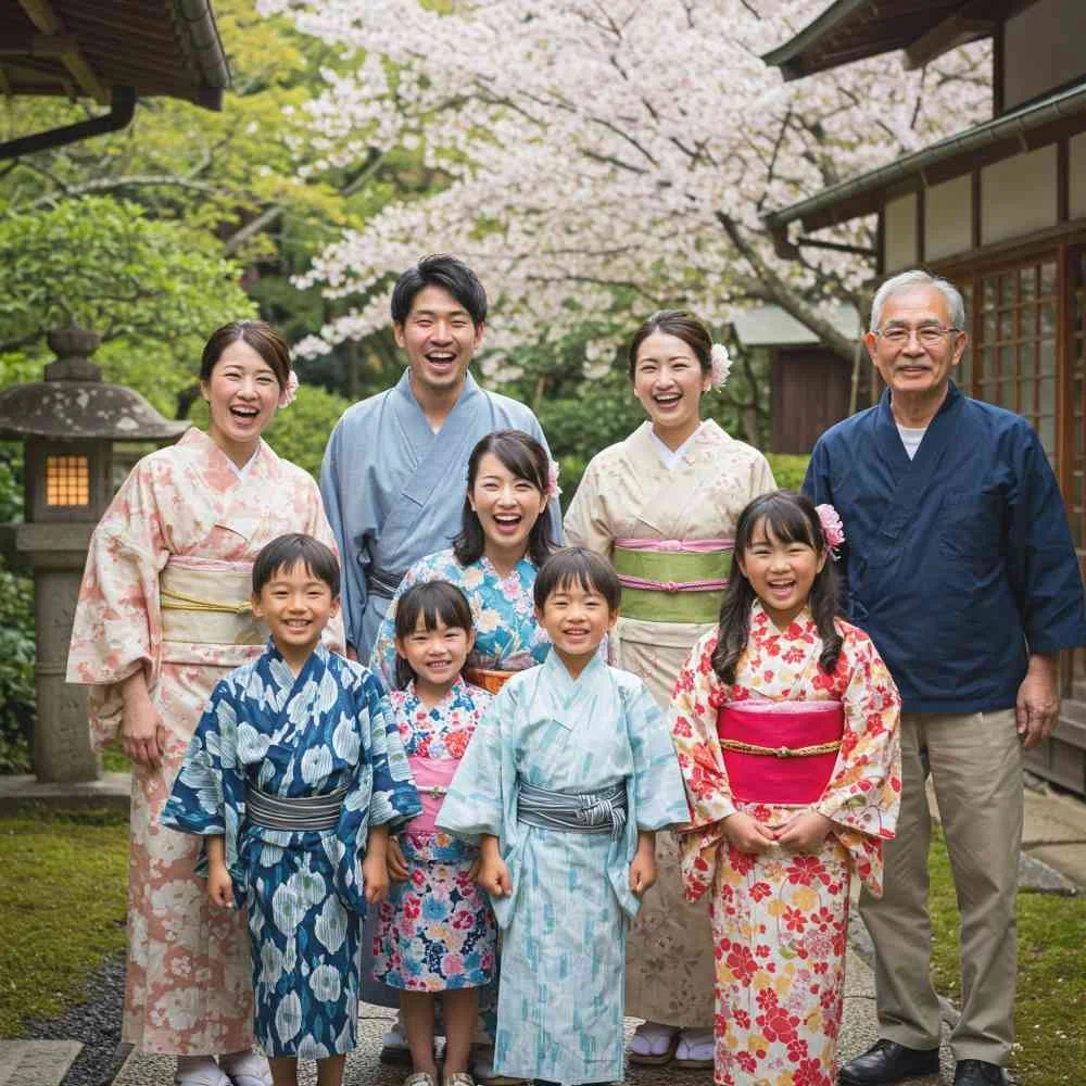 家族 人物(笑顔)フリー写真、フリー素材:お土産屋 雑貨 沖縄県南城市 愛が届ける02