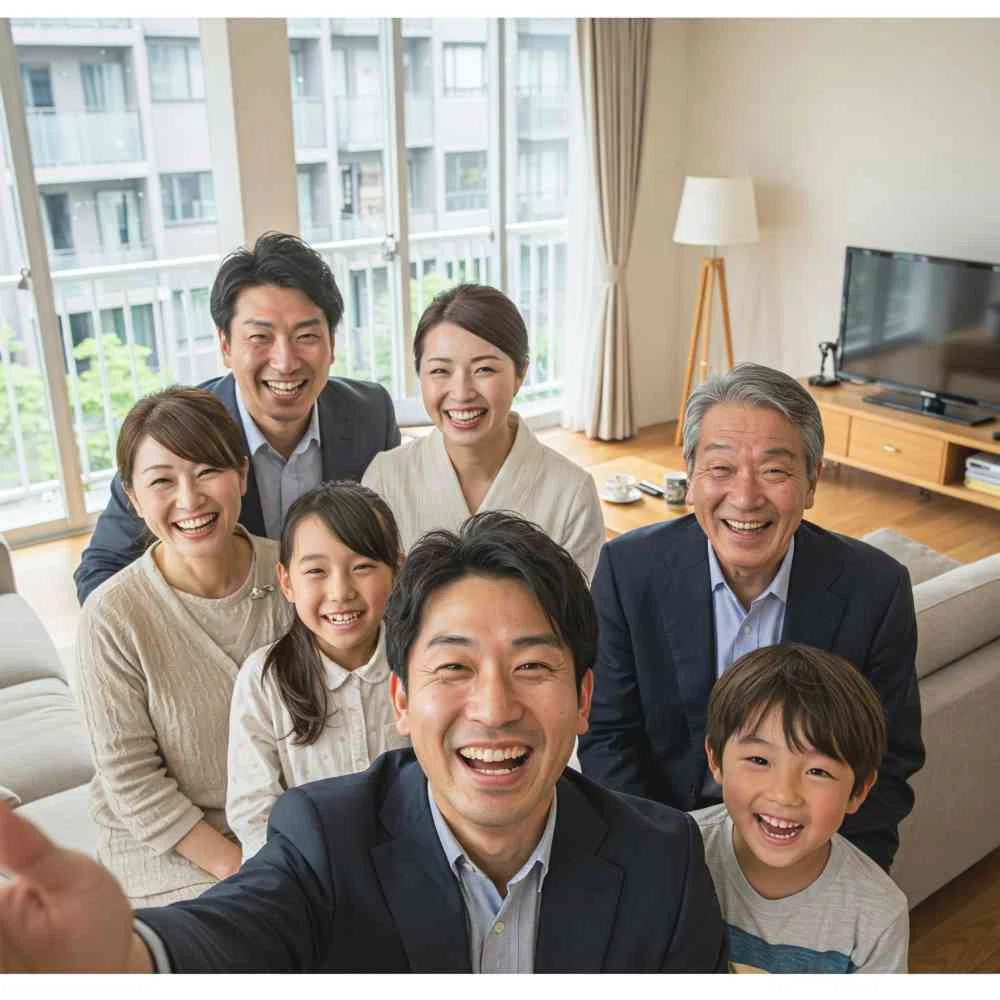 家族 人物(笑顔)フリー写真、フリー素材:お土産屋 雑貨 沖縄県南城市 愛が届ける03