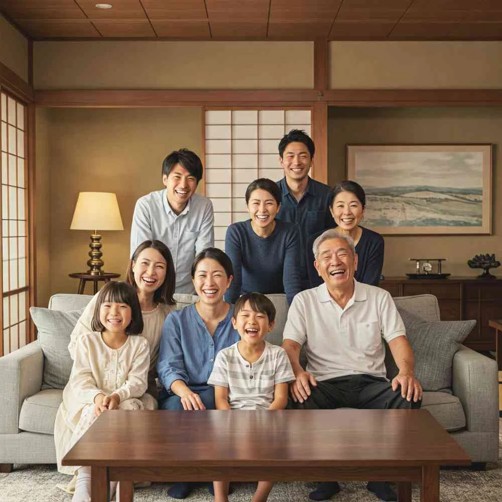 家族 人物(笑顔)フリー写真、フリー素材:お土産屋 雑貨 沖縄県南城市 愛が届ける04