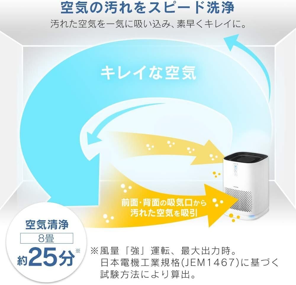 レビュー】アイリスオーヤマ 空気清浄機 10畳 小型 消臭 除菌 脱臭