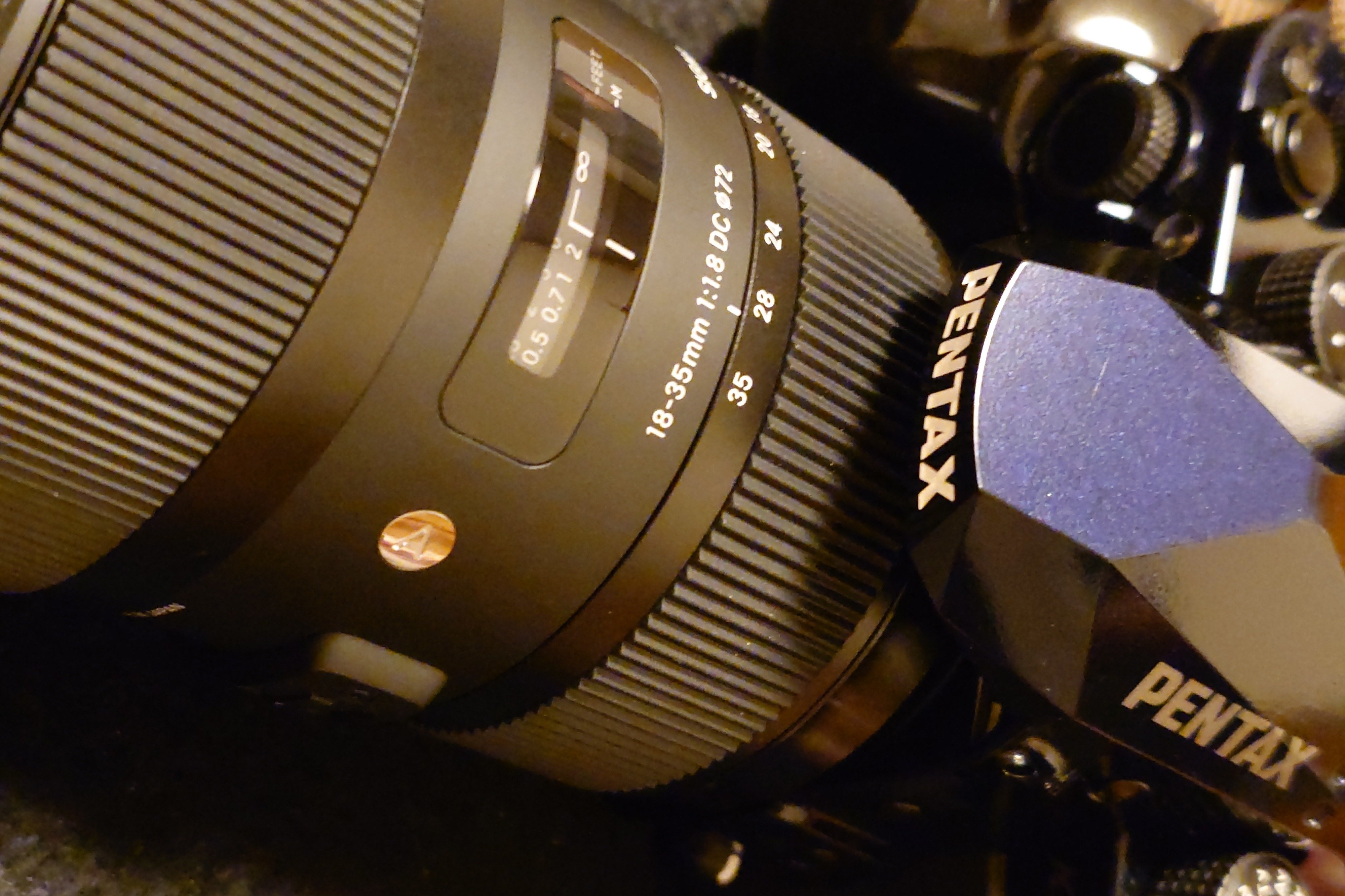 PENTAX - SIGMA 18-35mm F1.8 DC HSM おまけで望遠レンズ付 シグマ SIGMA 18-35mm F1.8 DC HSM Art A013(ペンタックス用