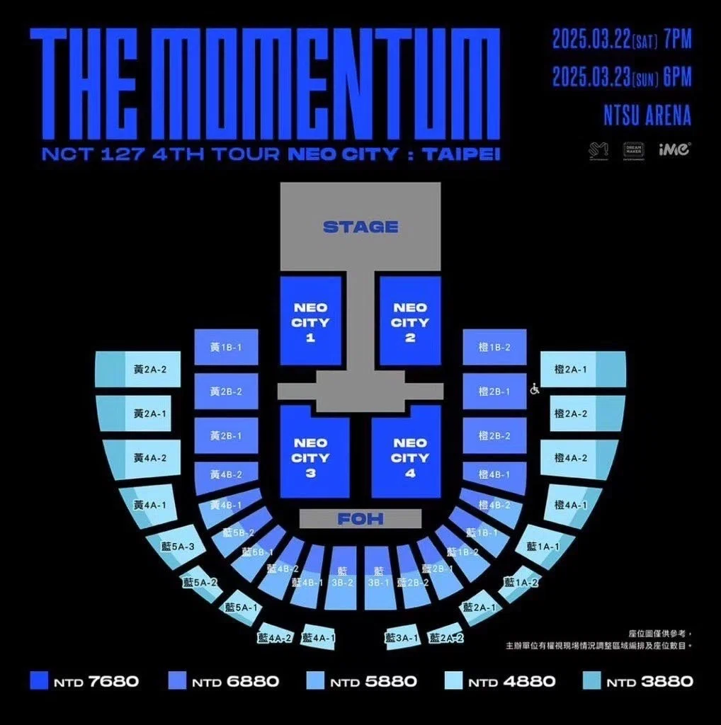NCT 127 - THE MOMENTUM 台北公演に行ってきた🇹🇼｜yol