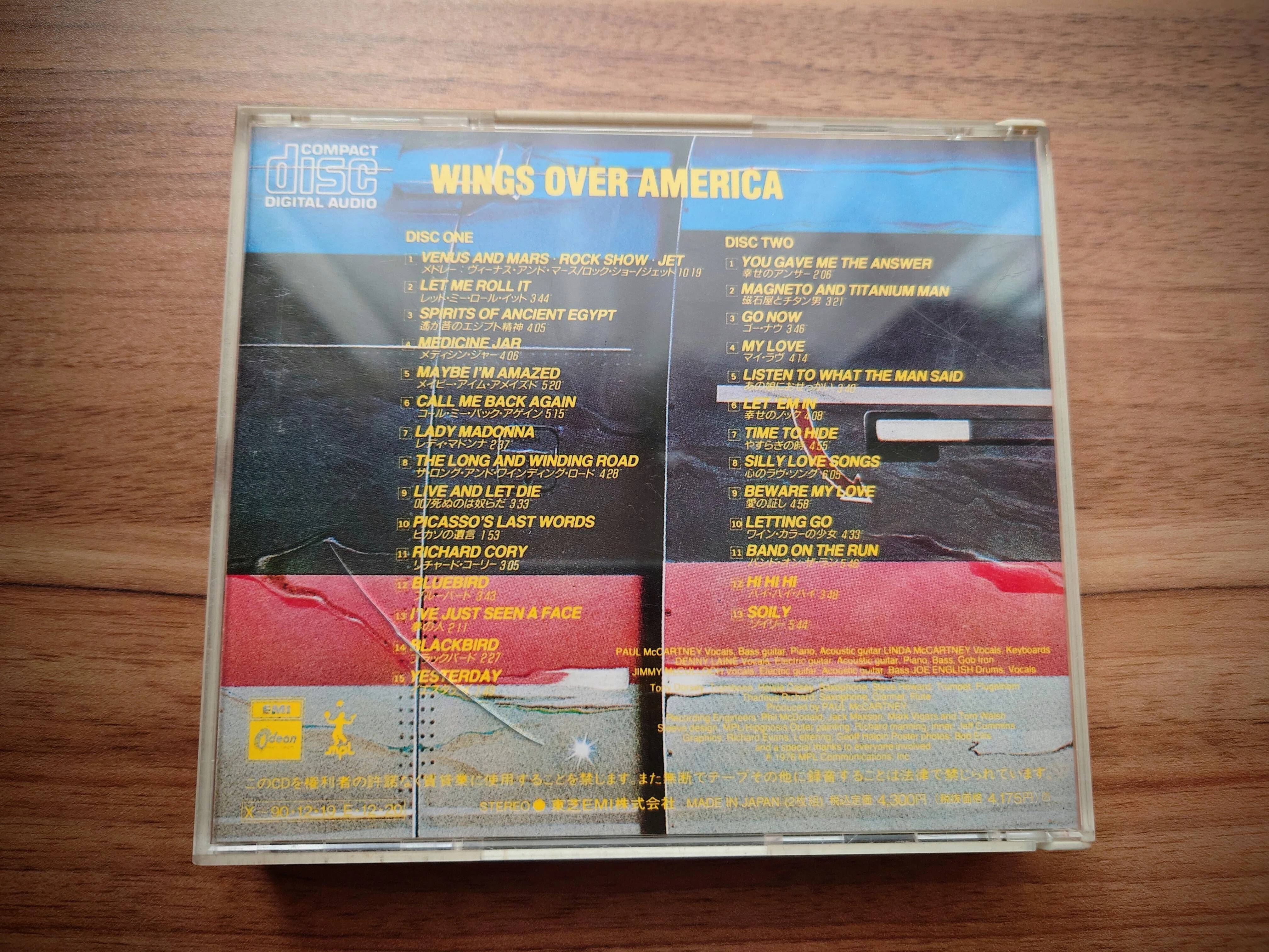 🎼Wings Over America｜音(おと)