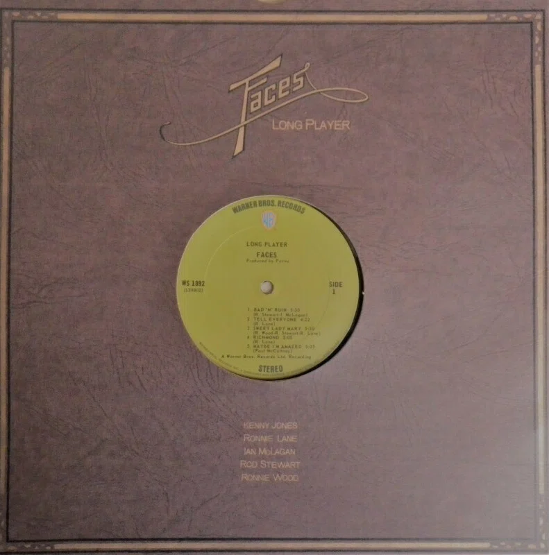 Faces [ Long Player ] UK Warner Bros WS-3011｜naruru's Record