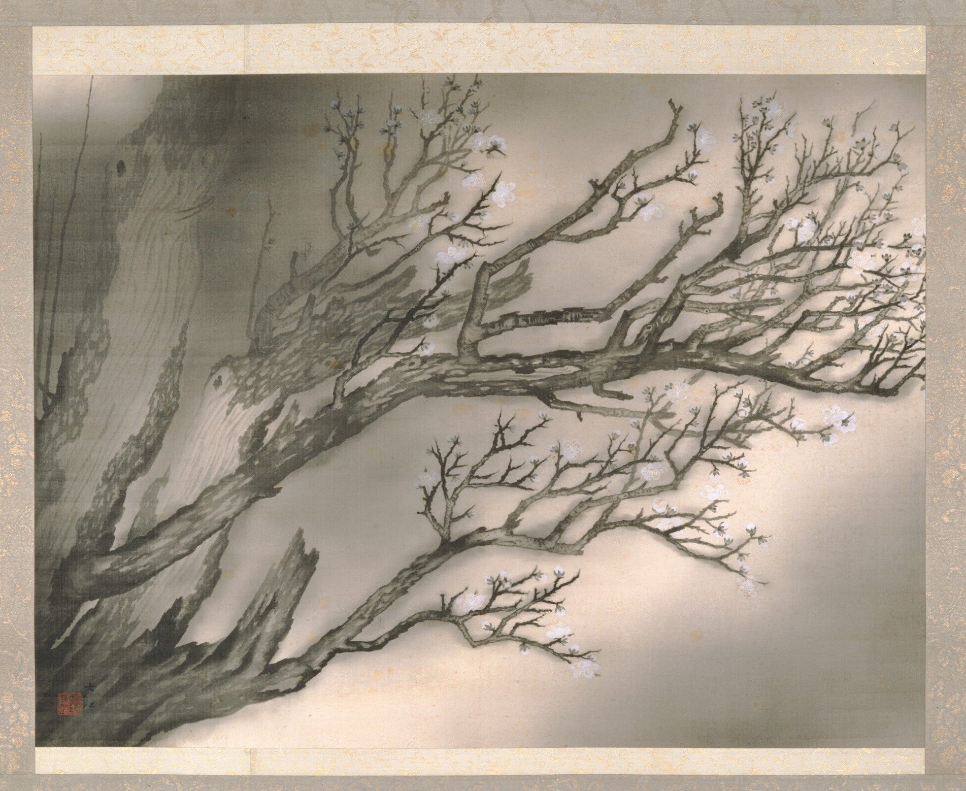 作品一覧】横山大観《夜梅》｜講談社野間記念館