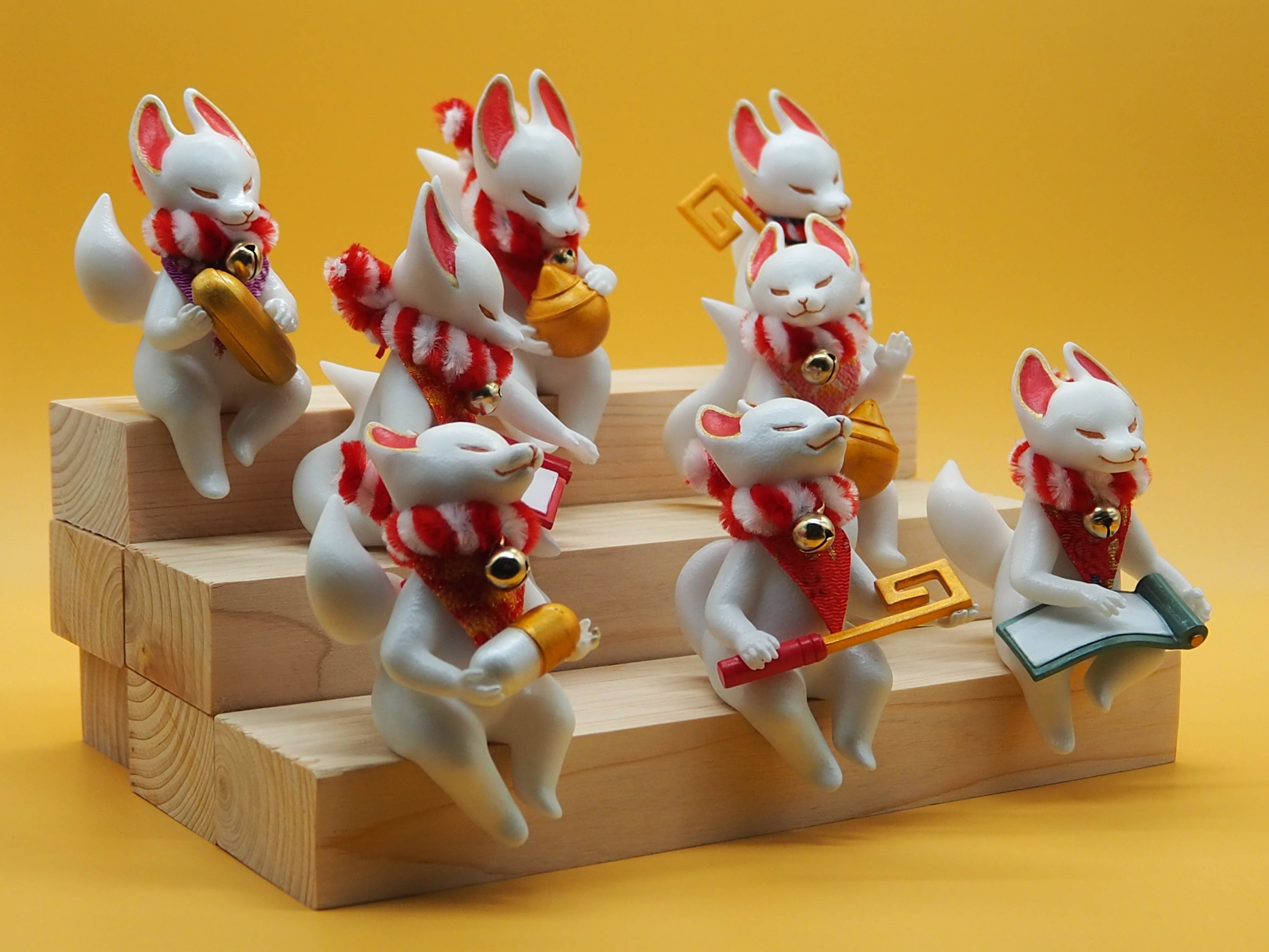 取引中】もちや幸こうぼう様 幸守狐 狐面 トイズキャビン ガチャ