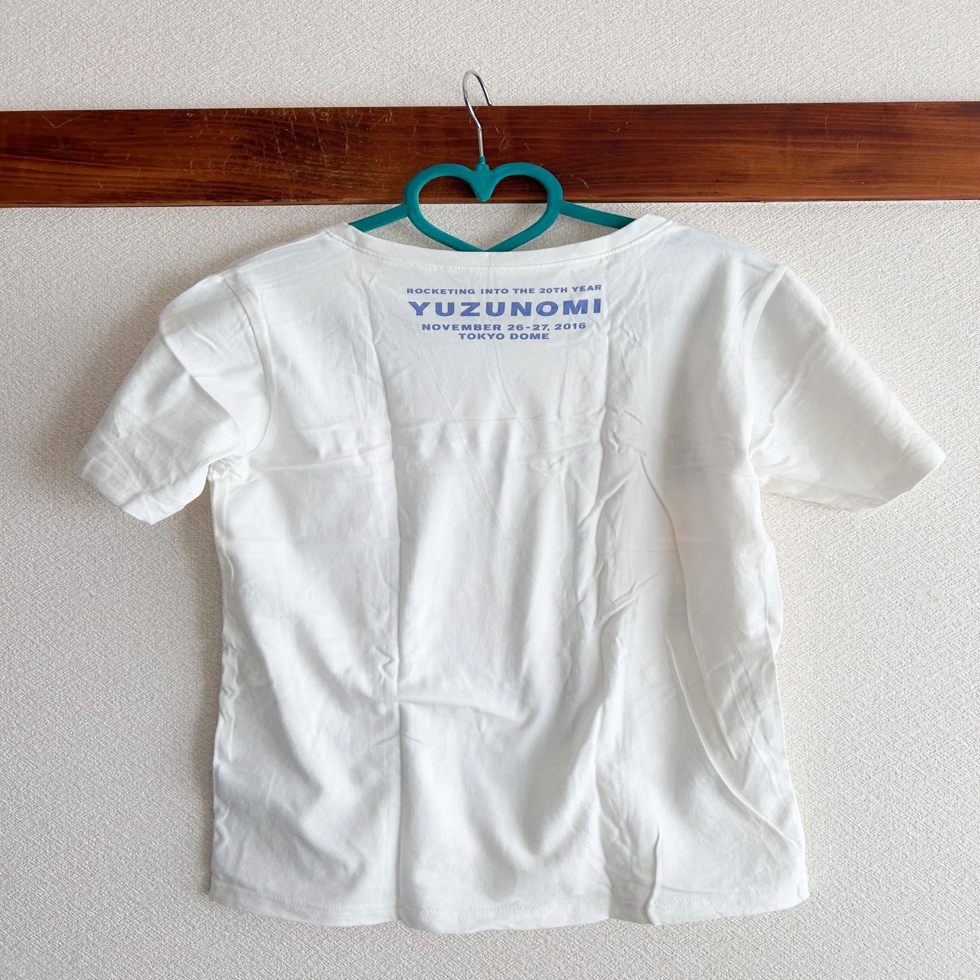 断捨離日記〜ゆずライブTシャツ編04〜＊思い出話に、イベント配布 