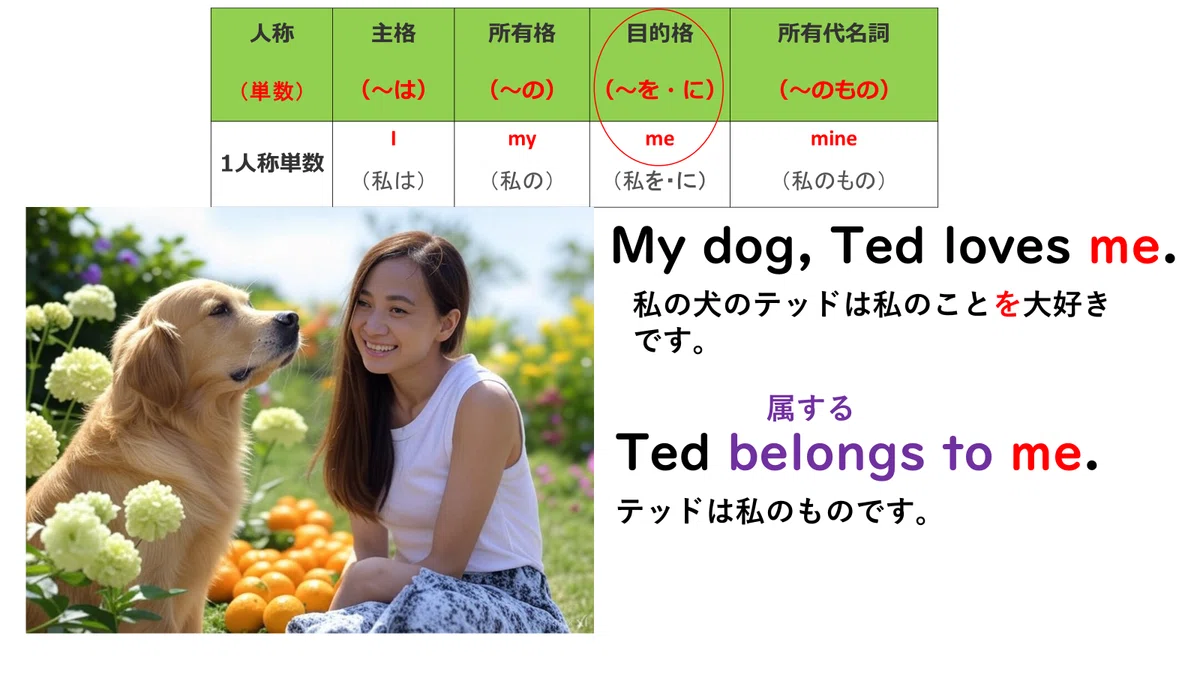 1人称(単数) I, my, me, mine人称代名詞|英語大好き