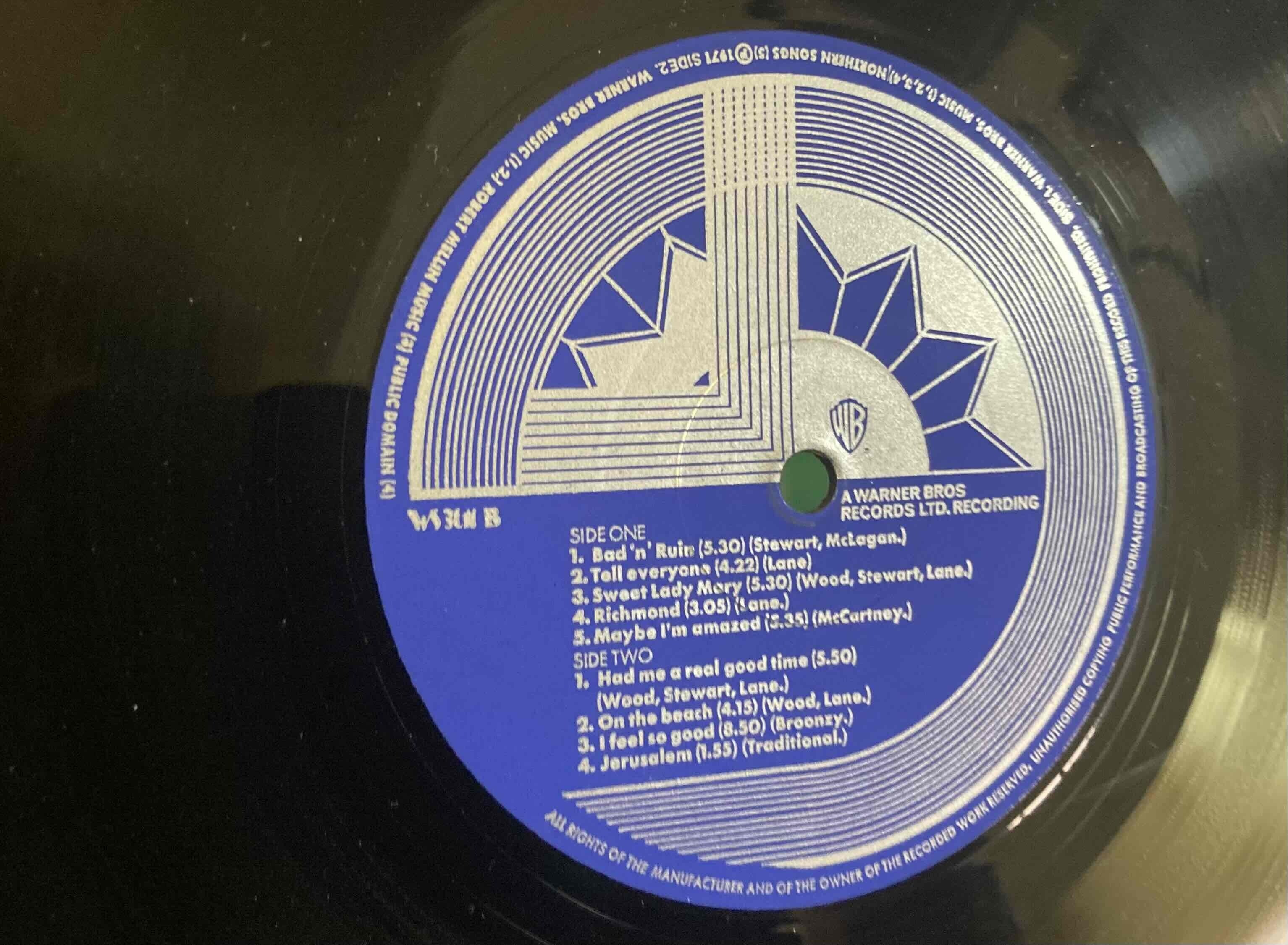 Faces [ Long Player ] UK Warner Bros WS-3011｜naruru's Record