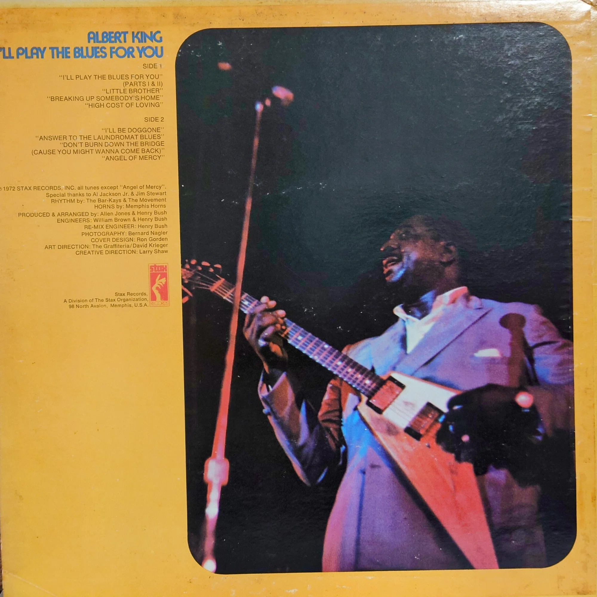1972年レコード】77)ALBERT KING : I