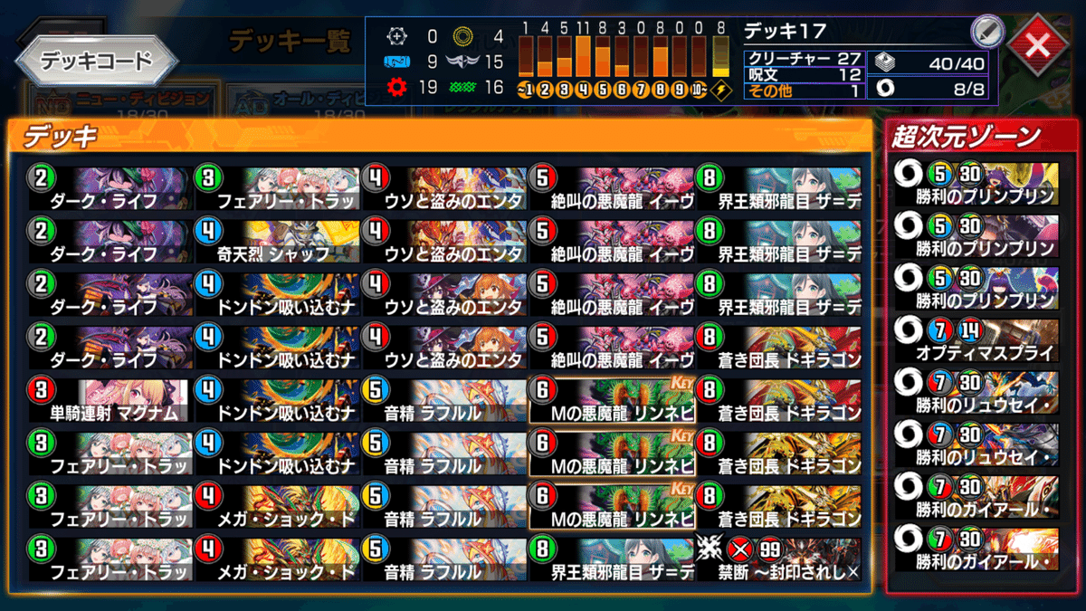 デュエプレ】ミラダンテXIIカップ（DMPP-29）ND環境の個人的感想と評価