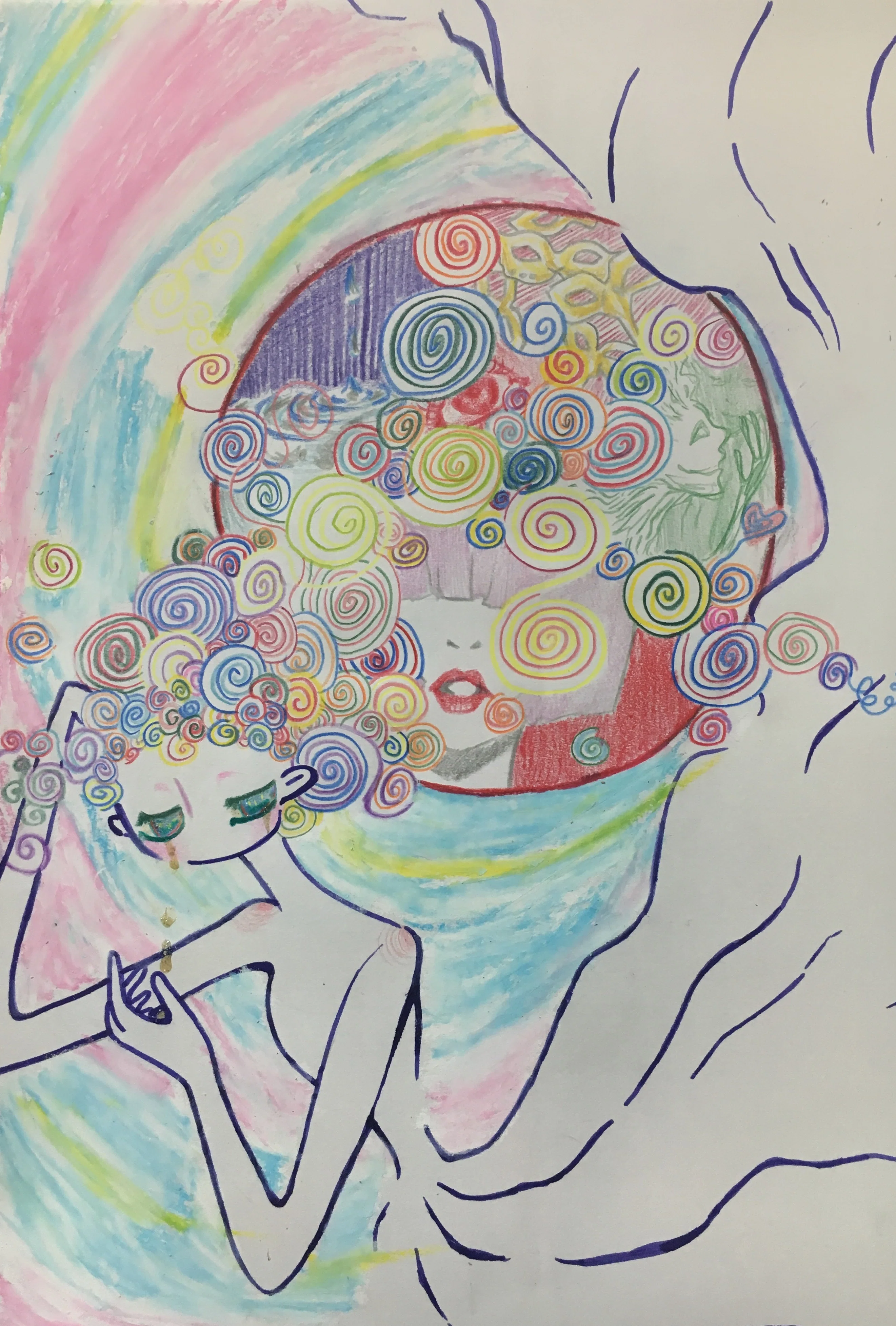 ある日から突然抽象画を描くようになった話｜村上すふれ