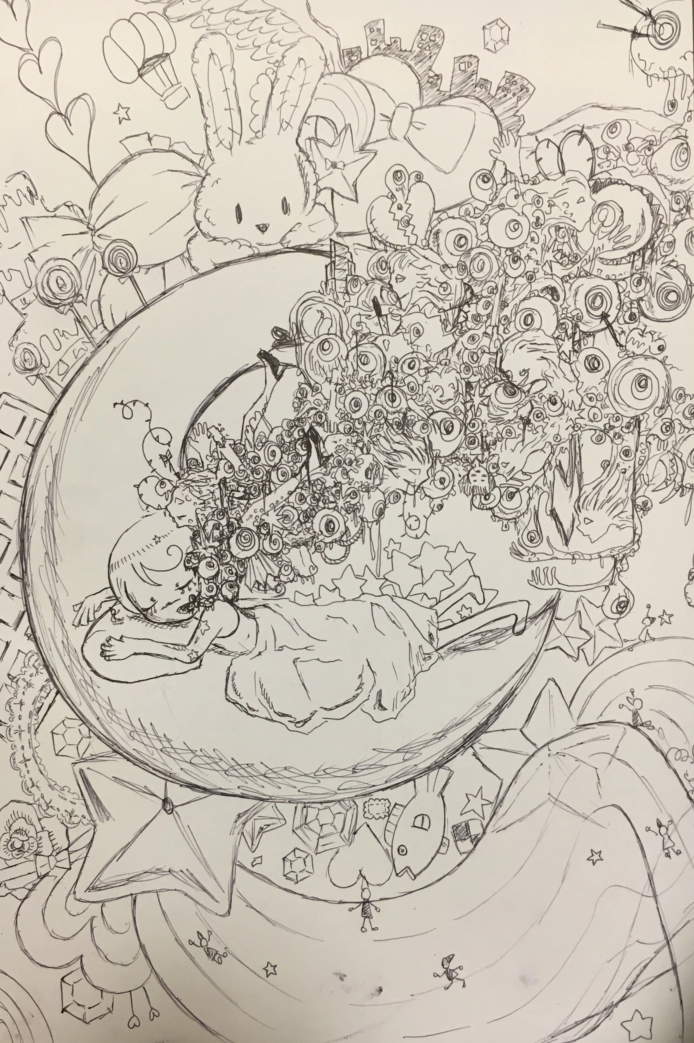 ある日から突然抽象画を描くようになった話｜村上すふれ
